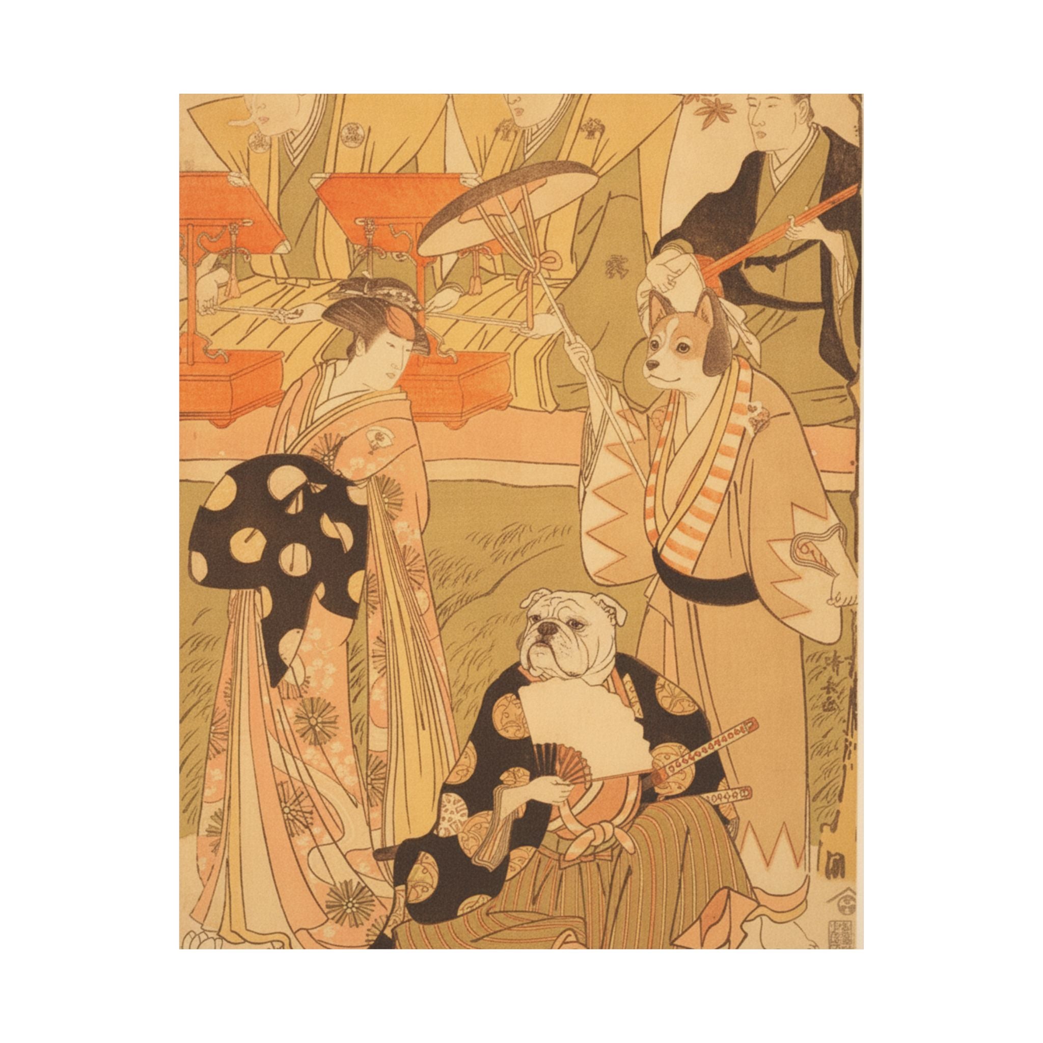 Southern Sunset — Theatrical Scene, With Musicians — Matte Poster