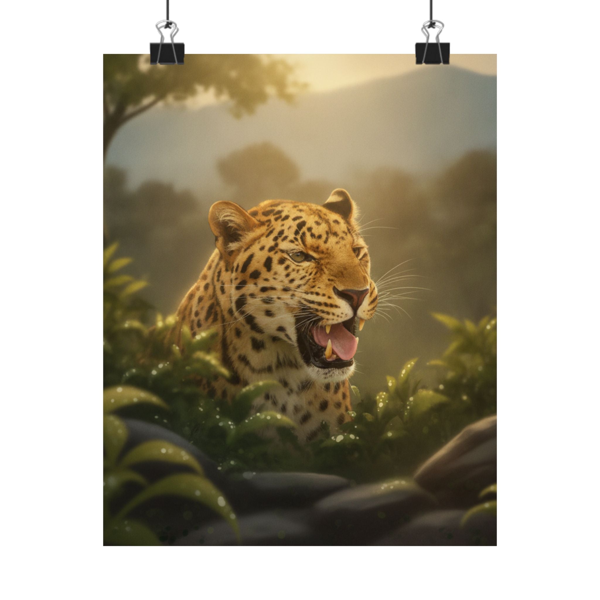 Scenic Nature — Leopard — Matte Poster