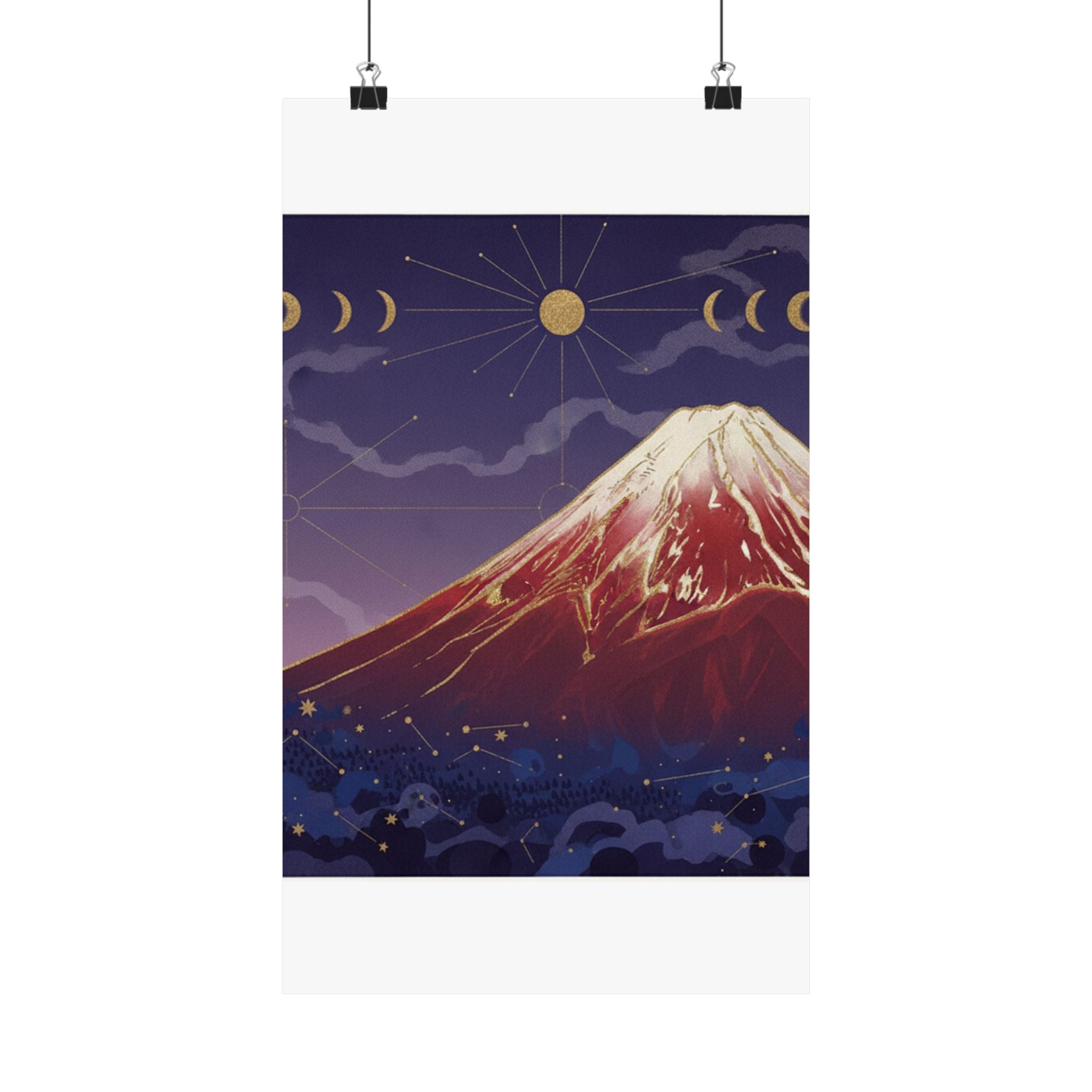 Celestial — South Wind, Clear Sky (Gaifū Kaisei), Also Known As Red Fuji, From The Series Th — Matte Poster