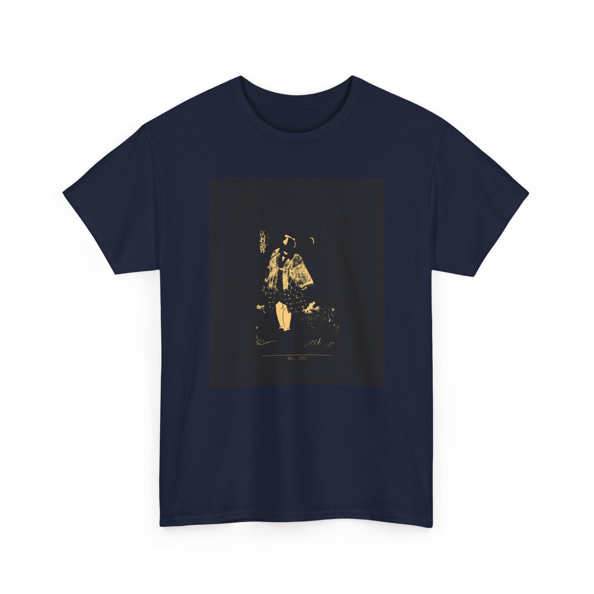 NO. 001 Gold Kabuki Samurai Ukiyo-e Graphic Tee