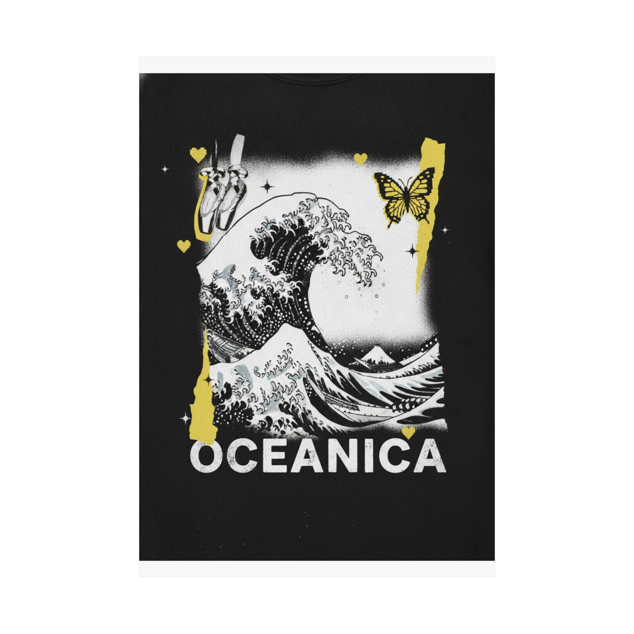 Streetwear Collage — Wave — Matte Poster