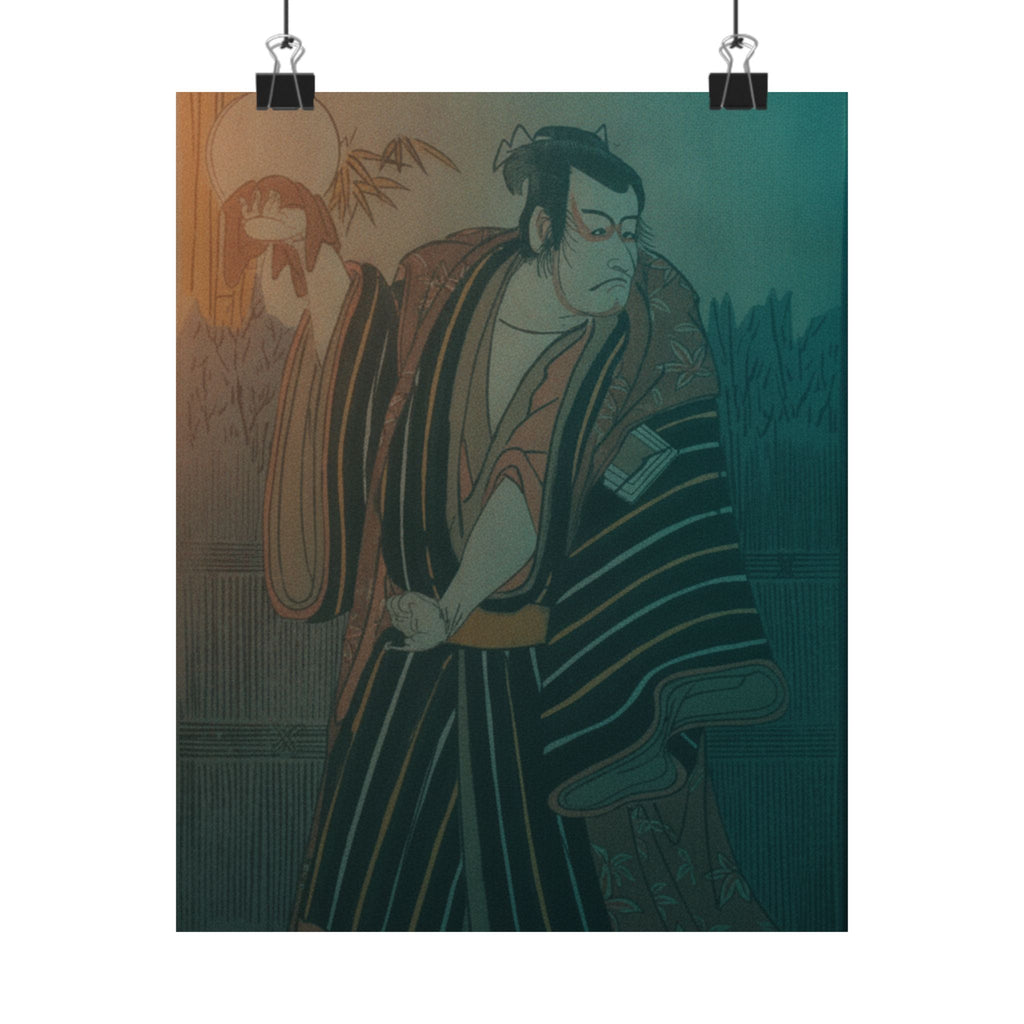 Cinematic — Kabuki Actor Ichikawa Danjūrō V — Matte Poster