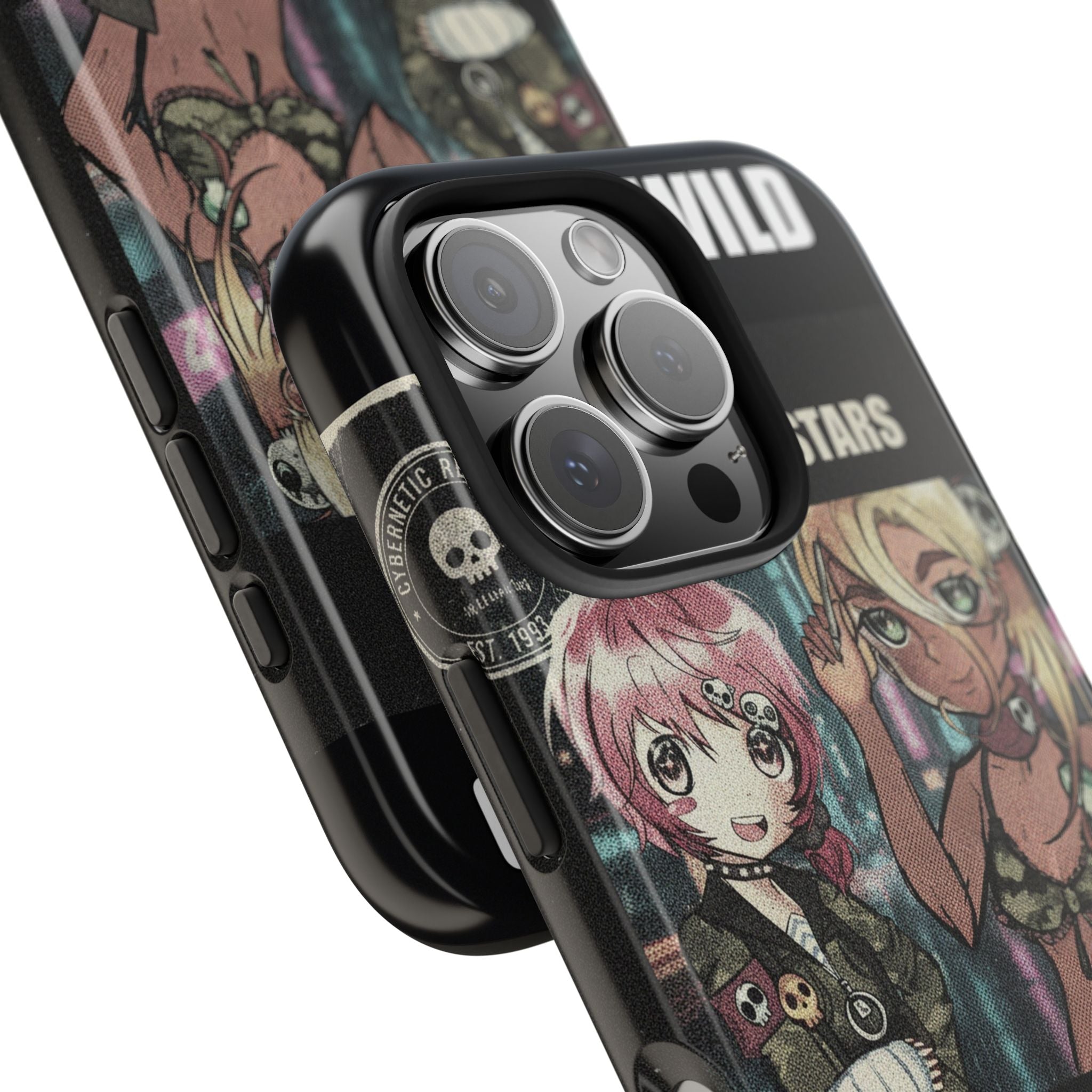 Neon Rain Osaka Nights Anime Tour Poster Phone Case