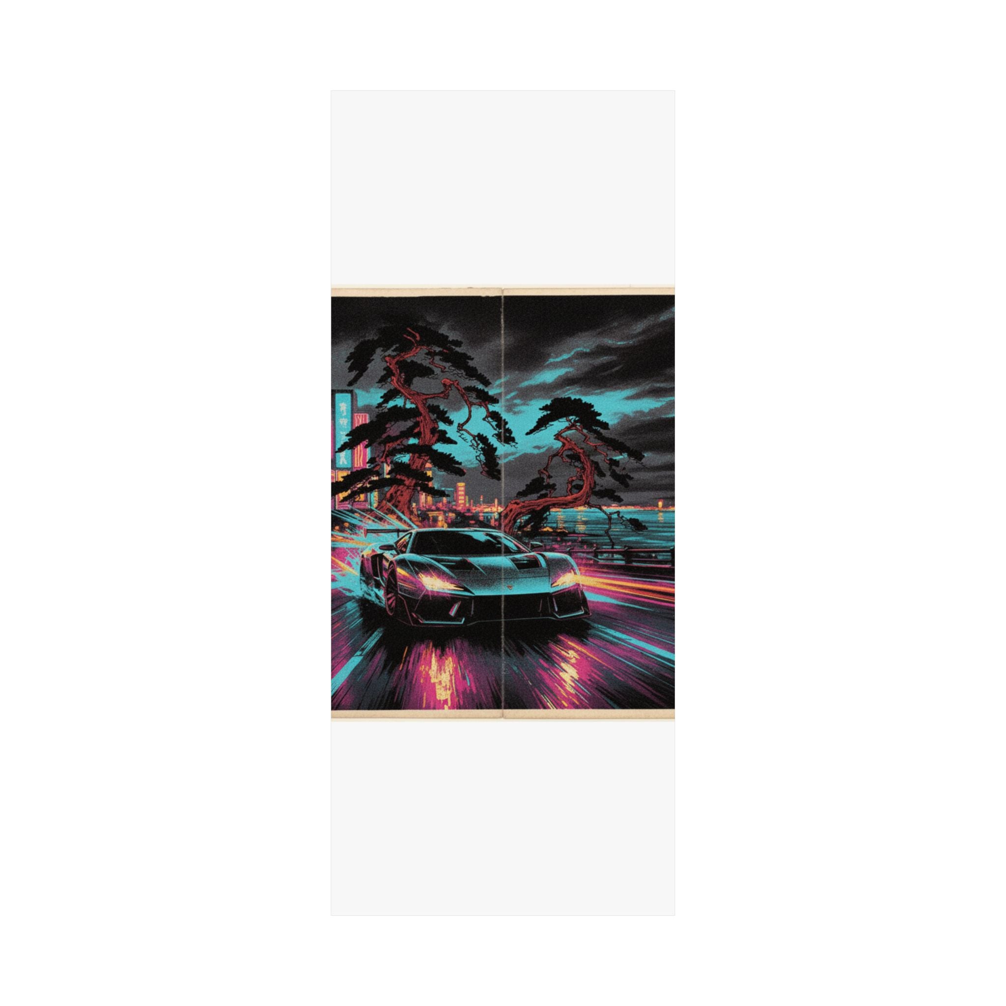 Fast Furious — Shinagawa Hakkei Zaka — Matte Poster