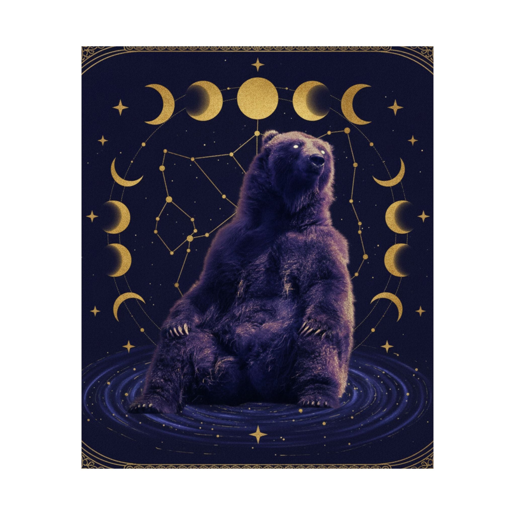 Celestial — Bear — Matte Poster