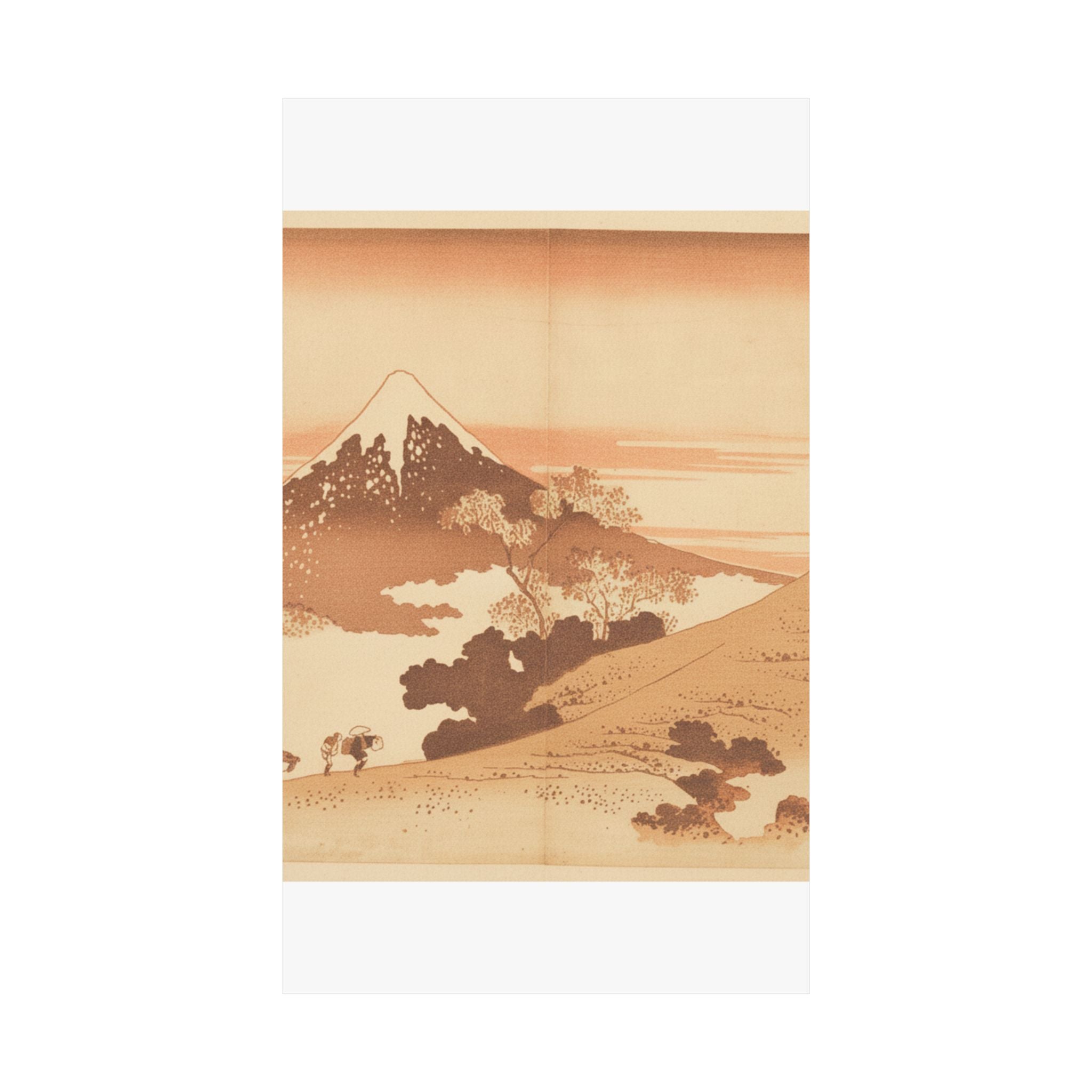 Southern Sunset — Fuji From Inume (?) Pass — Matte Poster