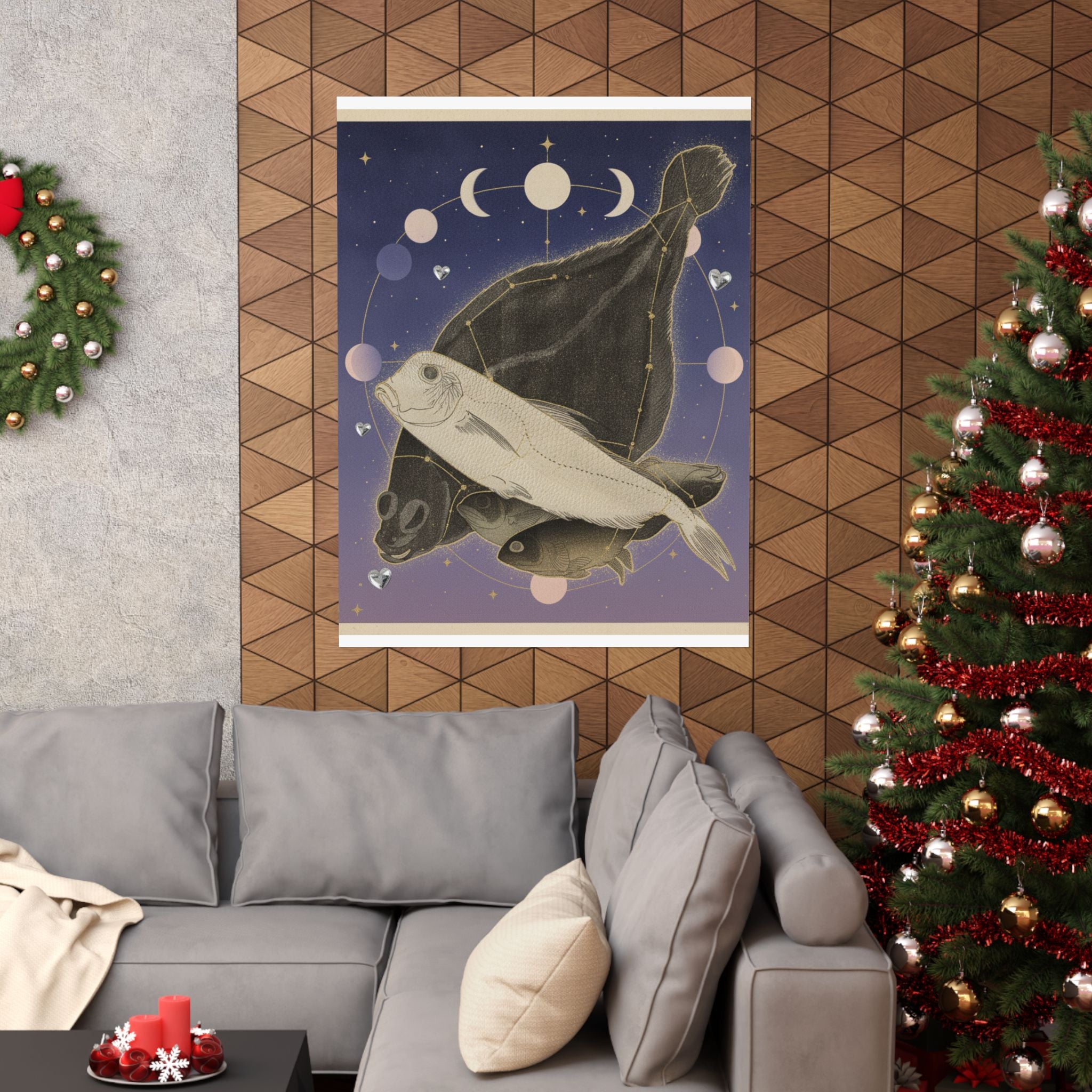 Celestial — Flounder And Other Fishes — Matte Poster