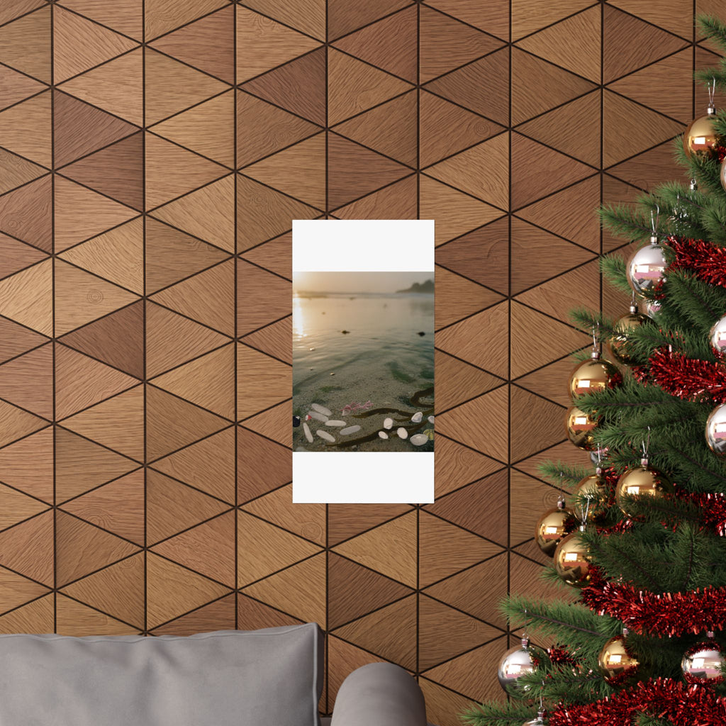 Scenic Nature — Shells Under Water — Matte Poster