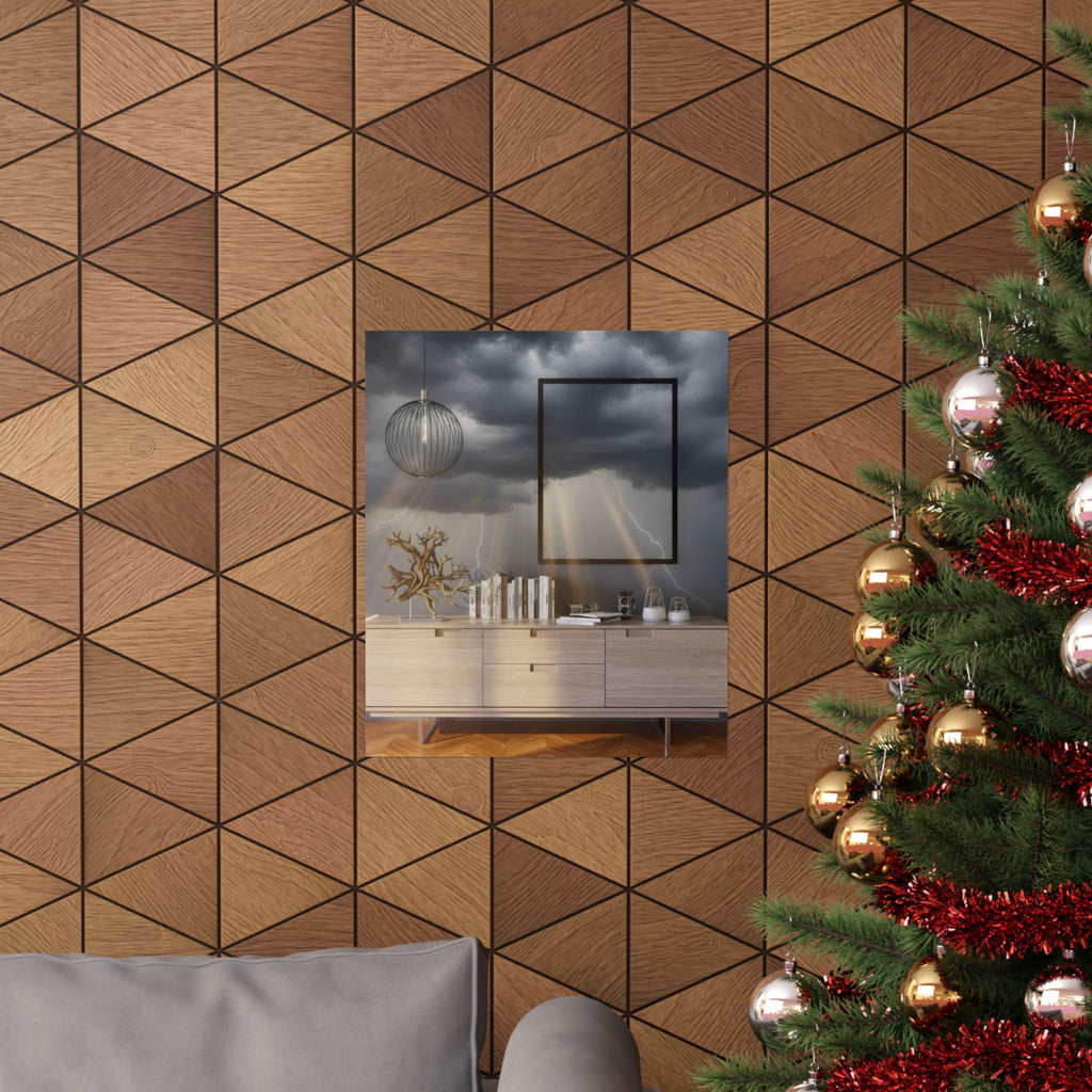Dramatic Storm — Interior — Matte Poster