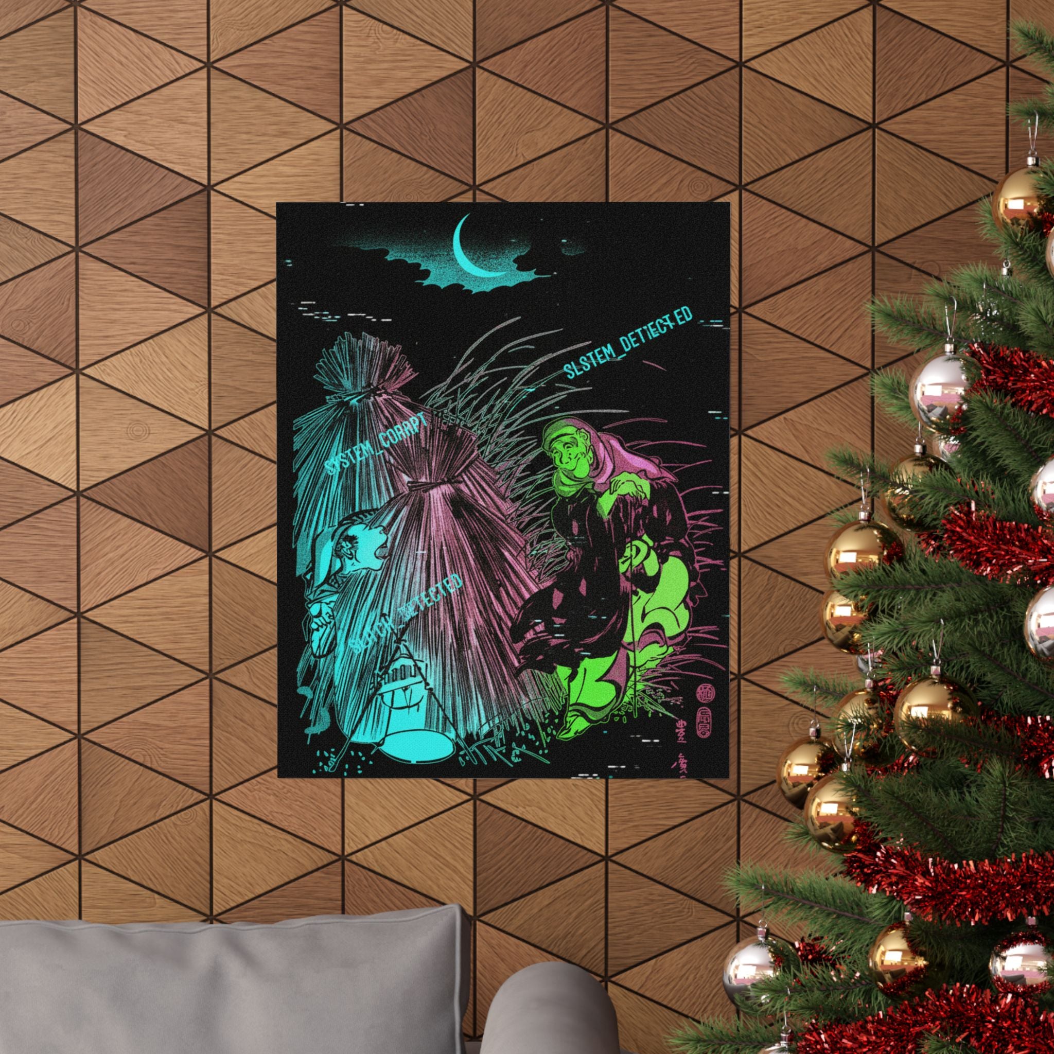 Glitch Culture — Trapping The Fox — Matte Poster