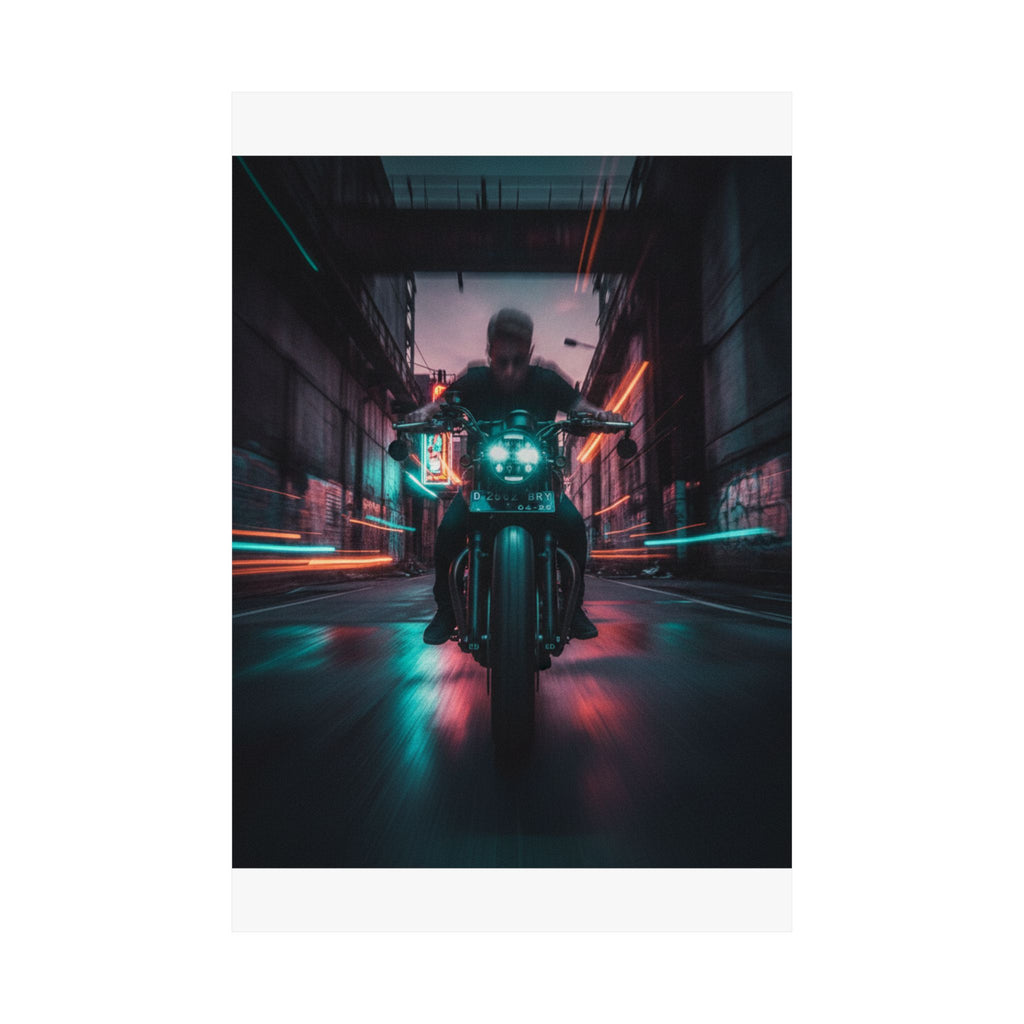 Fast Furious — Motorcycle — Matte Poster