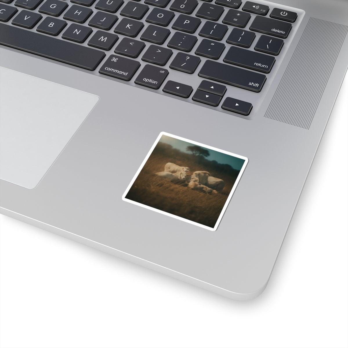 Cinematic — Lion — Kiss-Cut Sticker