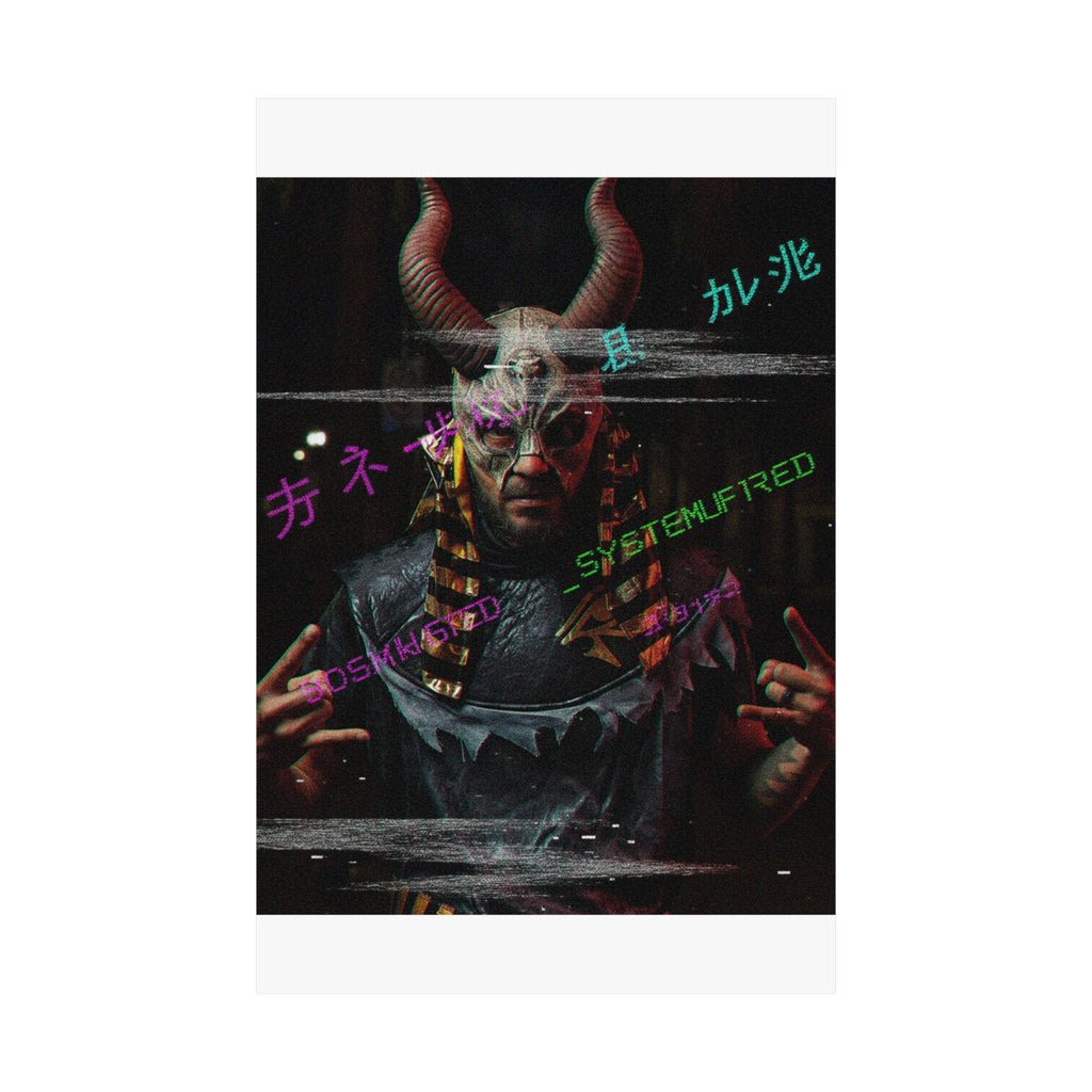 Glitch Culture — Person — Matte Poster