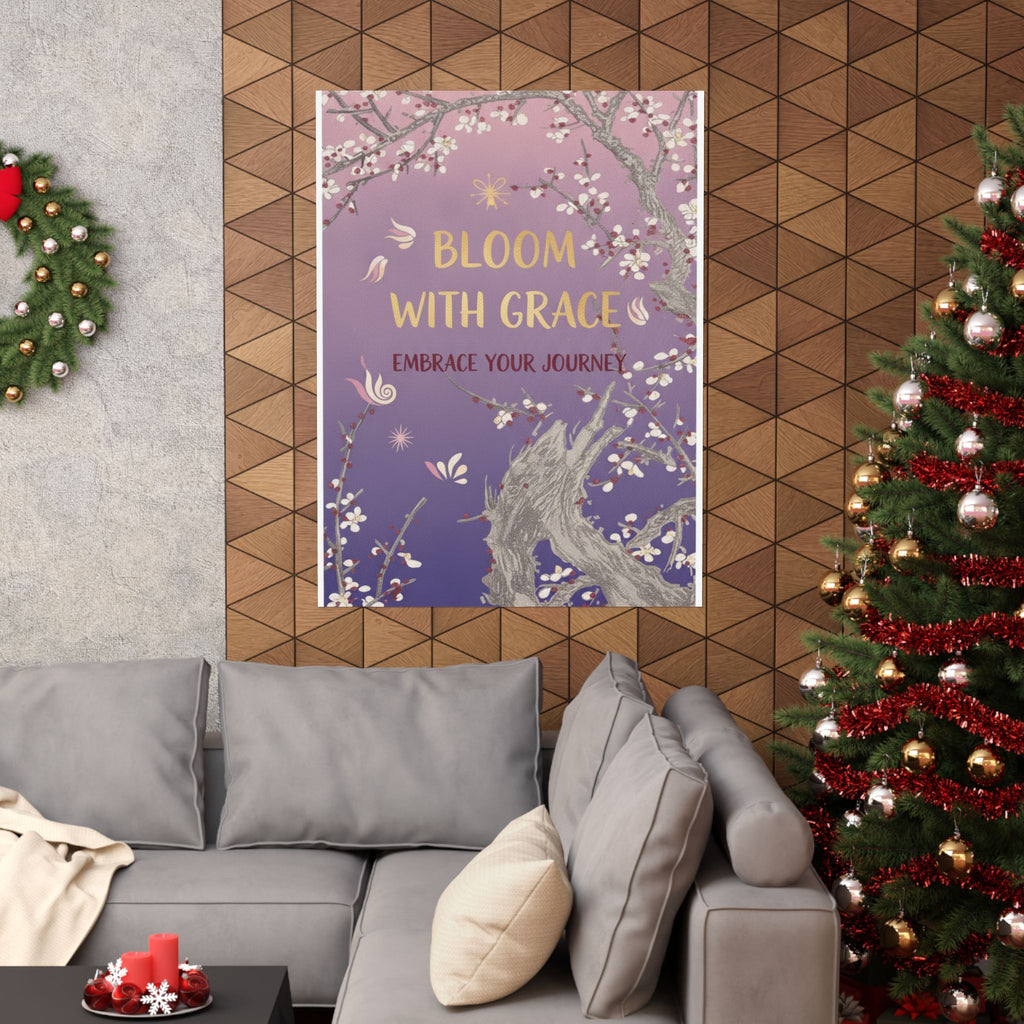 Affirmation — Plum Tree In Blossom — Matte Poster