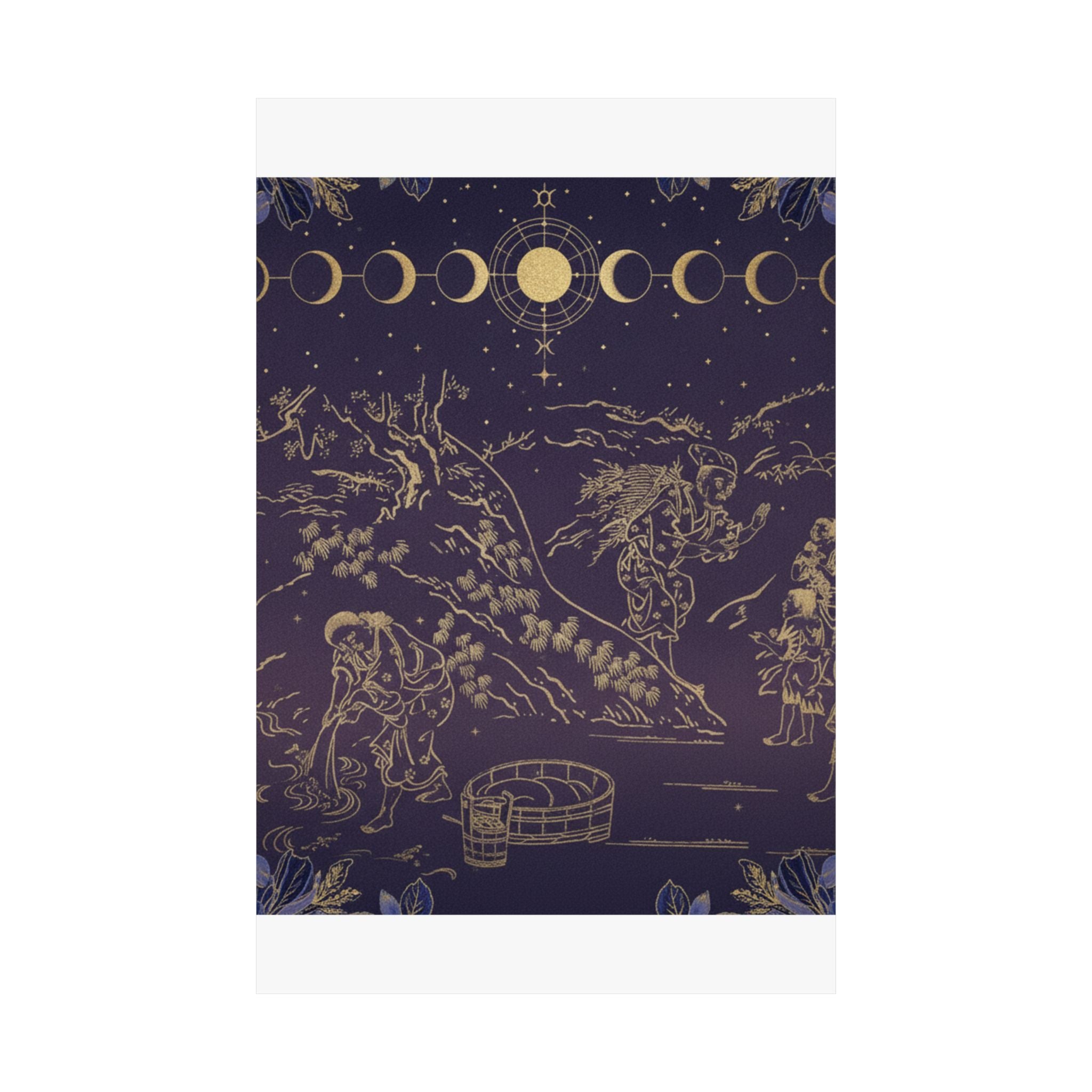 Celestial — Fagot–Gatherer Finds Boy With Sparrow — Matte Poster