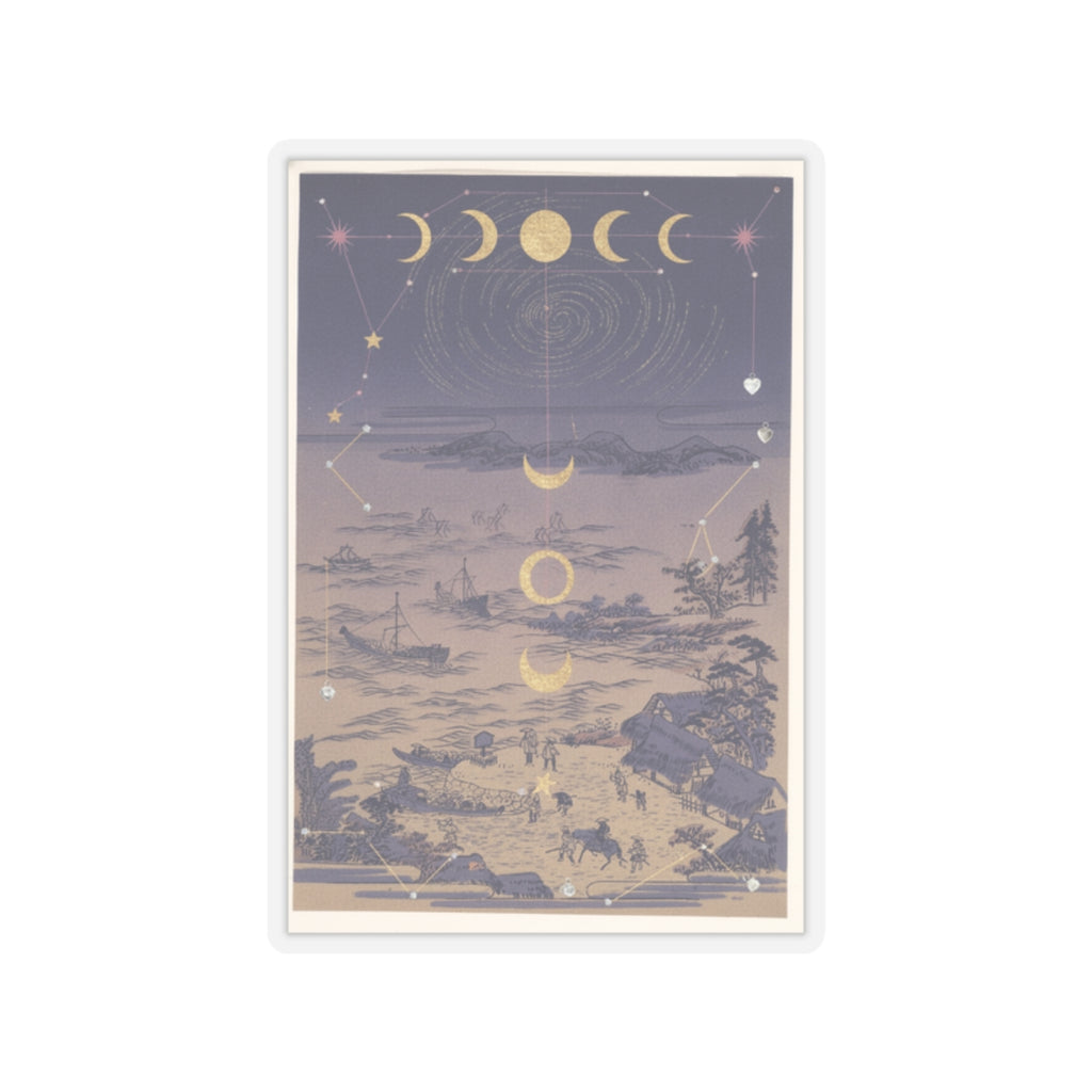 Celestial — Sails Returning To Yahashi — Kiss-Cut Sticker