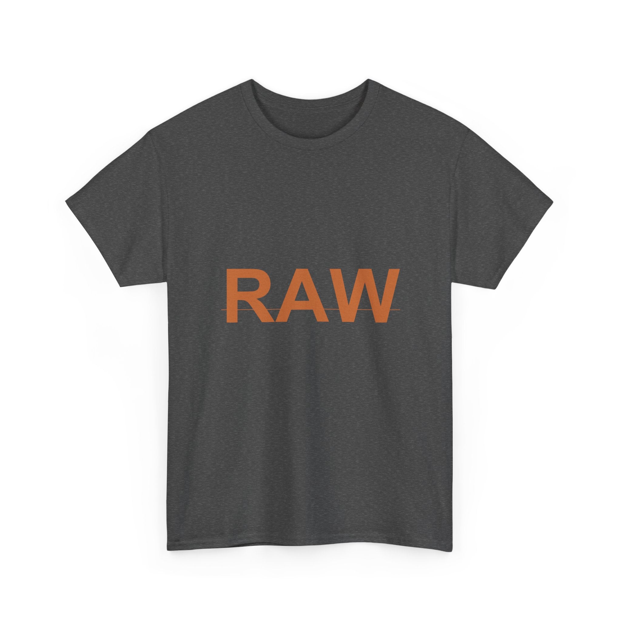 RAW Rust Block Letter Statement Graphic Tee