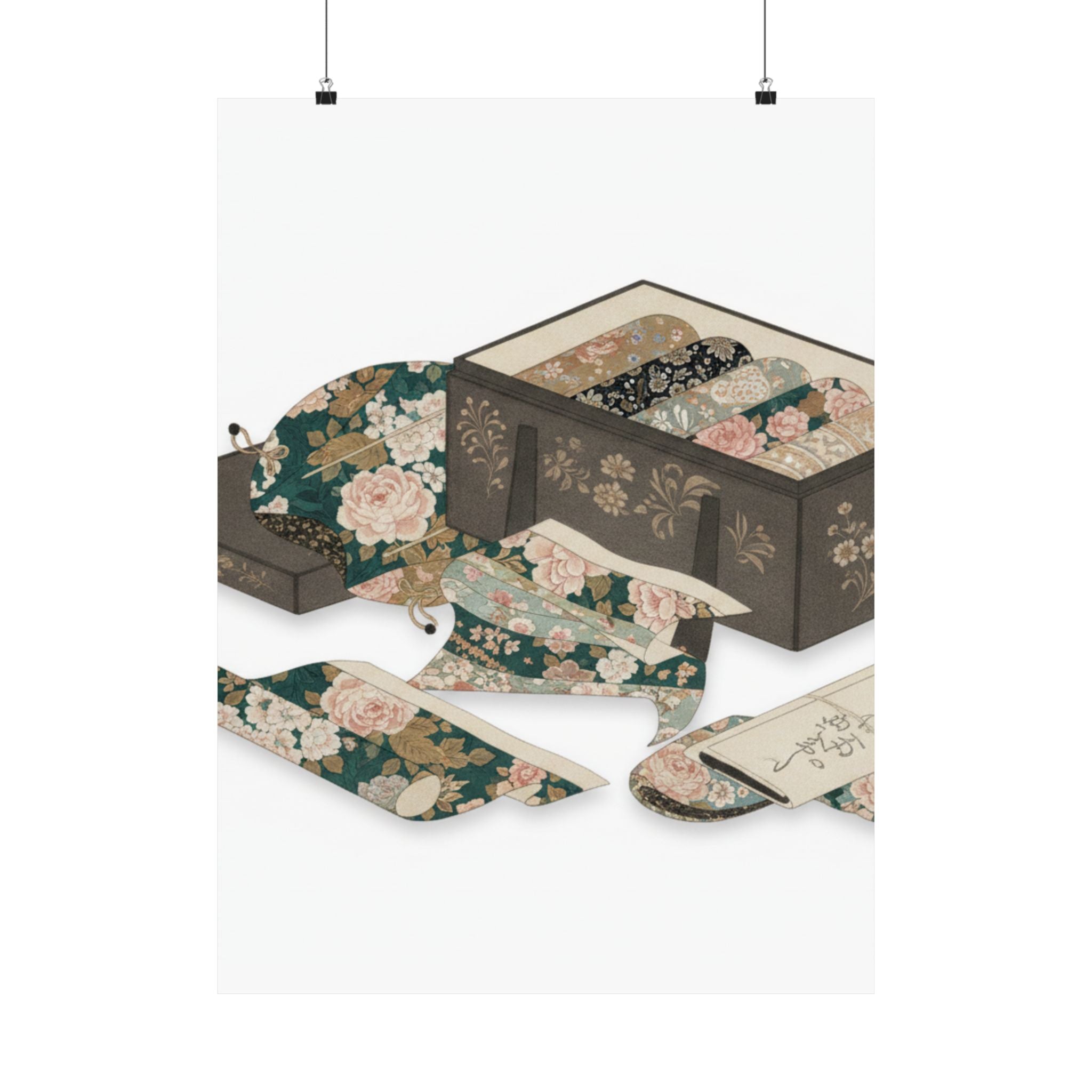 Ecommerce Main — Box With Draperies — Matte Poster