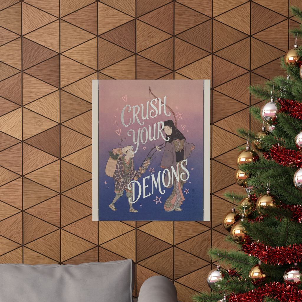 Affirmation — Demon-Crushing Bow — Matte Poster