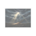 Dramatic Storm — Young Pine Tree And Jeweled Broom — Kiss-Cut Sticker