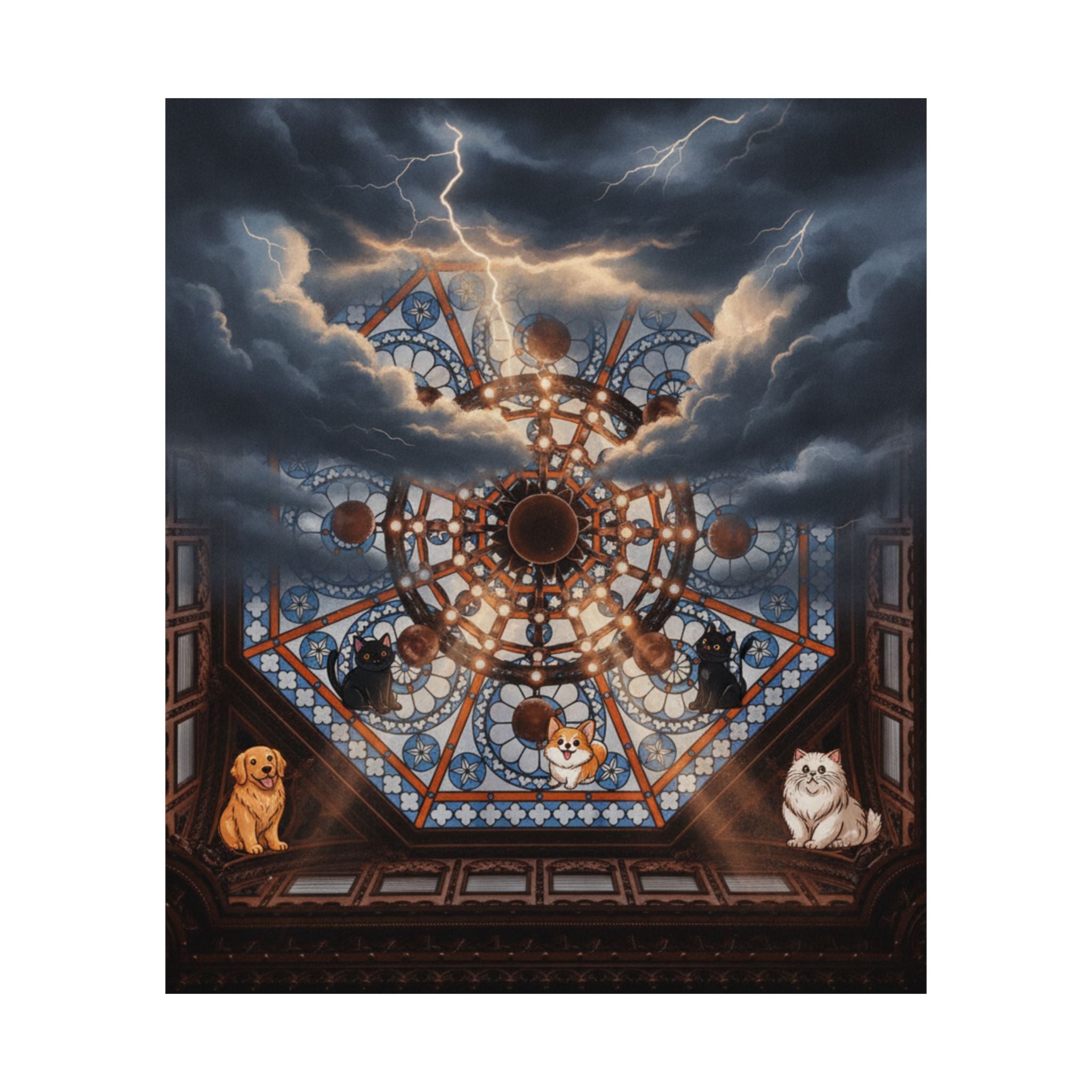 Dramatic Storm — Ceiling — Matte Poster