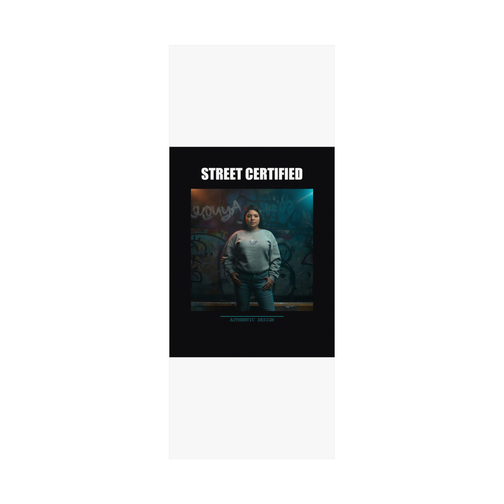 Street Certified Graffiti Wall Portrait Matte Poster