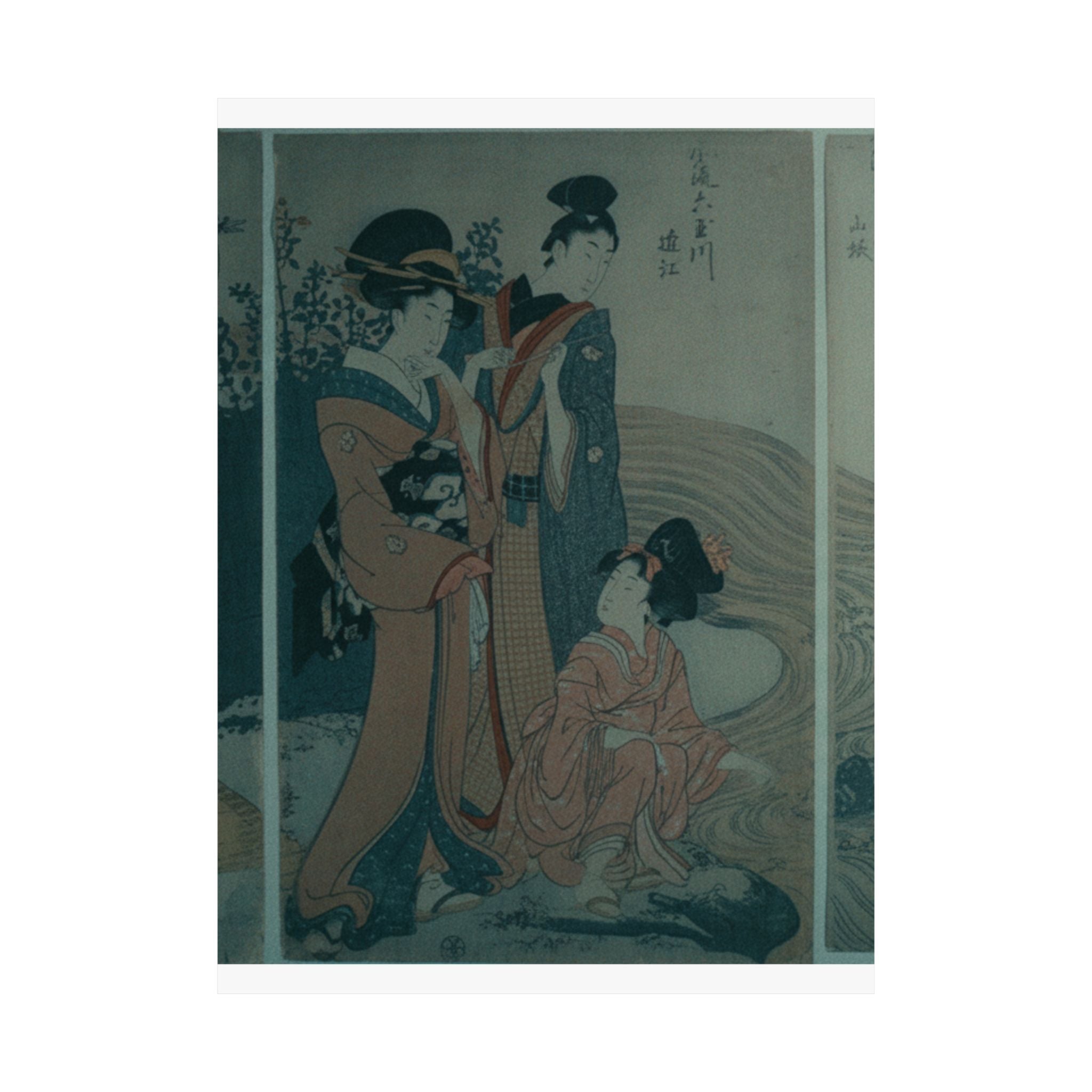 Cinematic — Women And Children On The Banks Of A Stream — Matte Poster