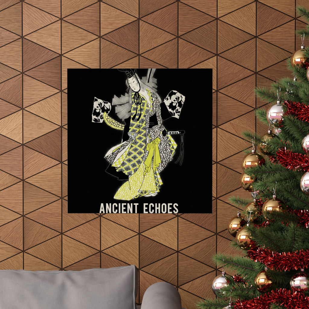 Streetwear Collage — Dancing Girl Wearing A Sword — Matte Poster