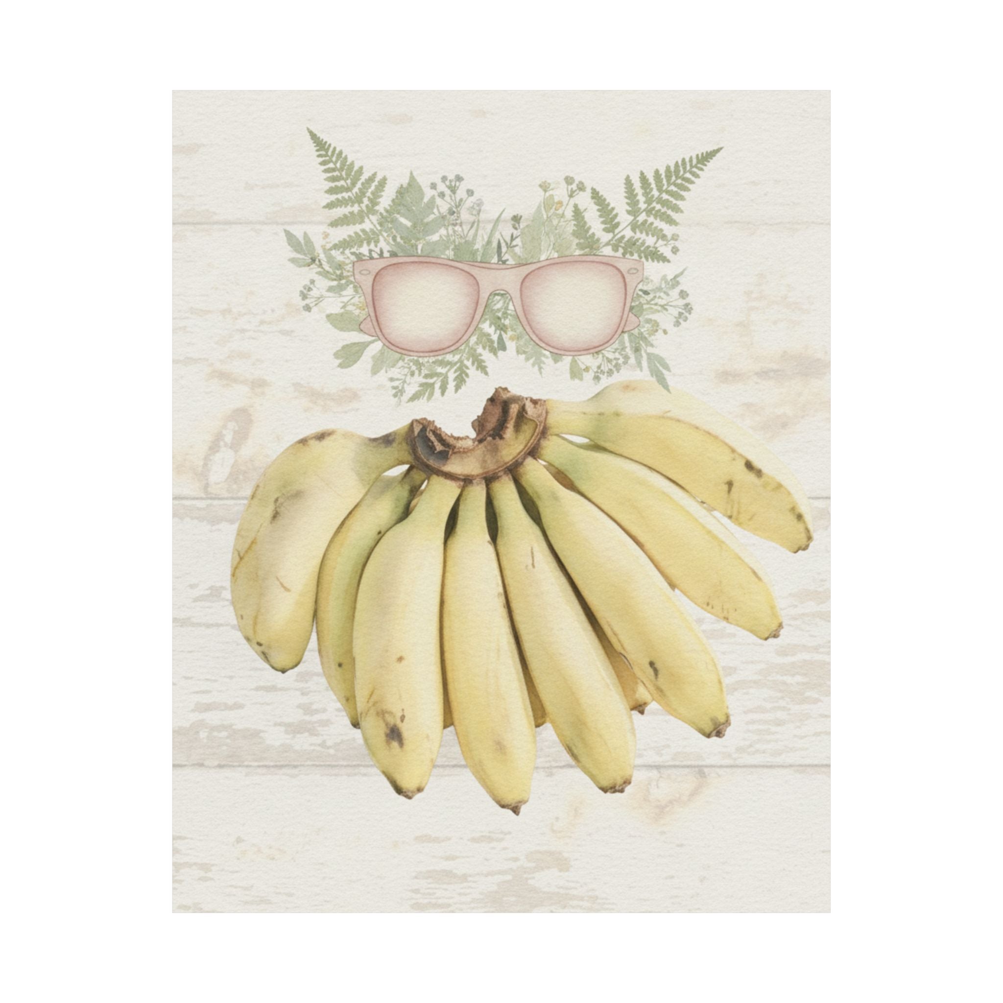 Botanical — Bananas — Matte Poster