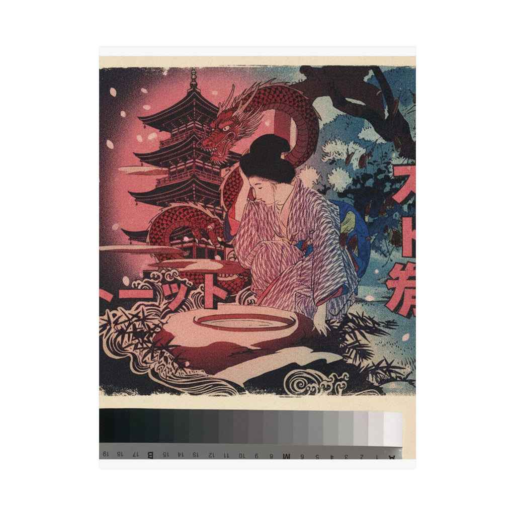 Japanese Street — Print — Matte Poster