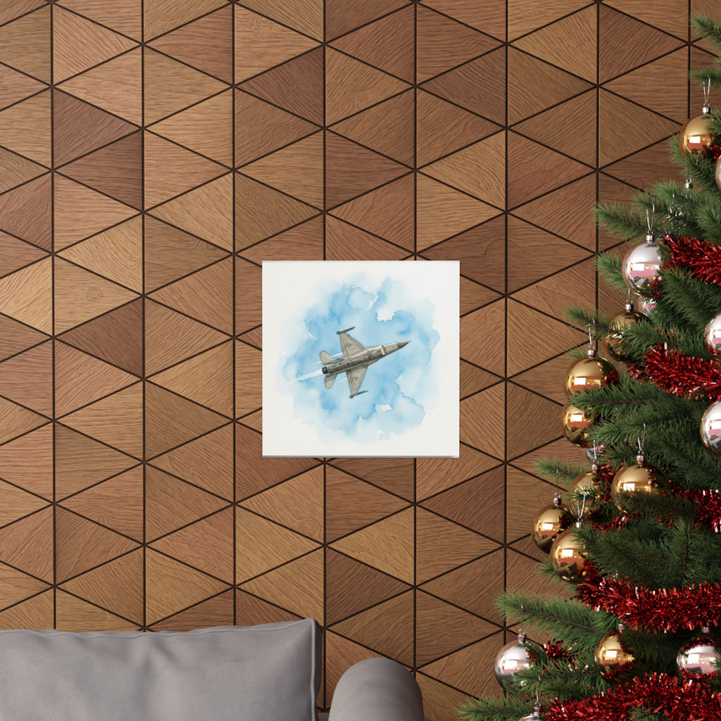 Watercolor — Aircraft — Matte Poster