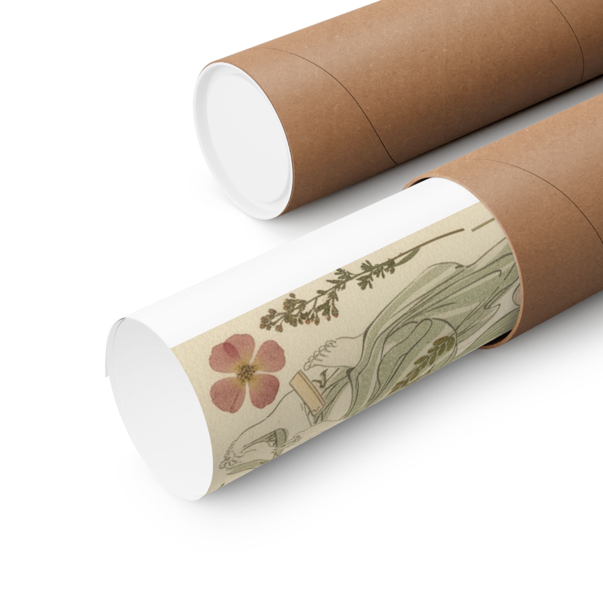 Botanical — Cutting The Toenails; The Toilet After The Bath — Matte Poster