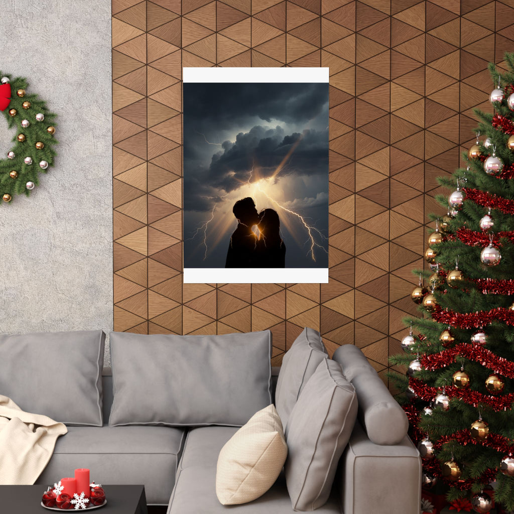 Dramatic Storm — Person — Matte Poster