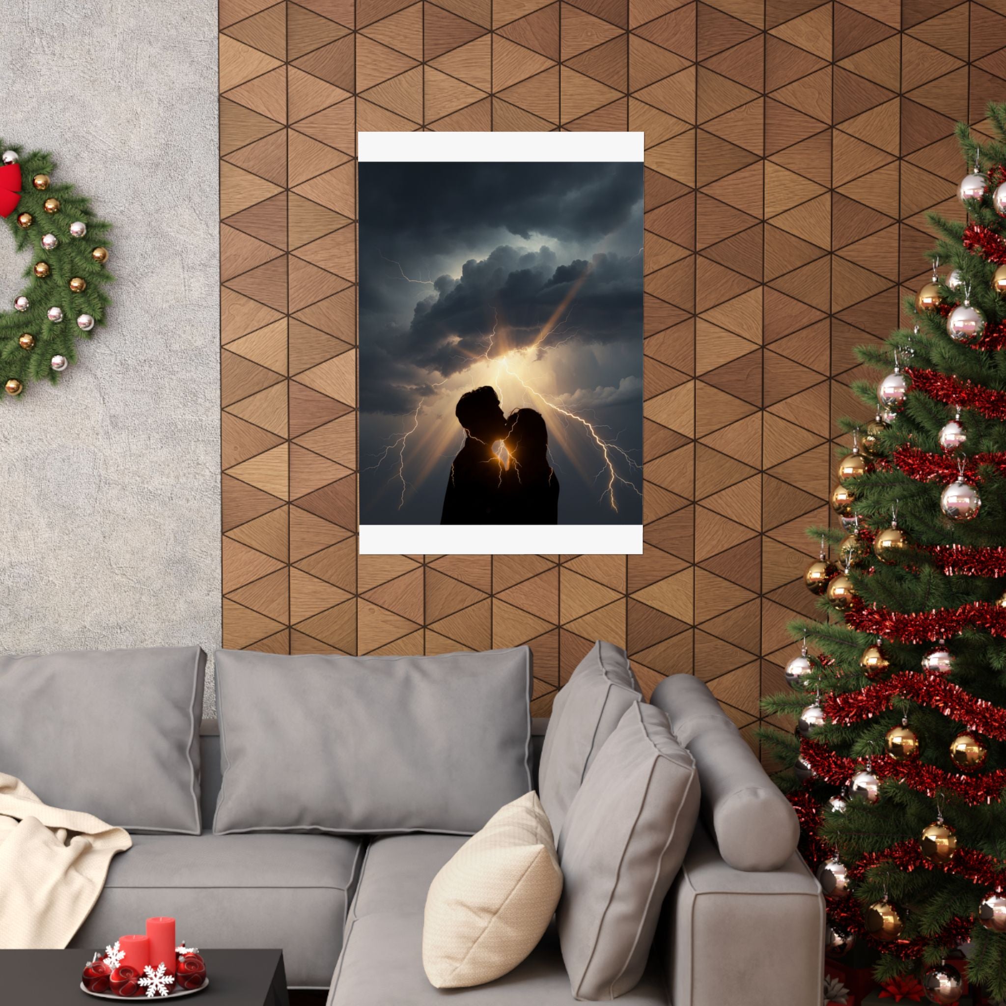 Dramatic Storm — Person — Matte Poster