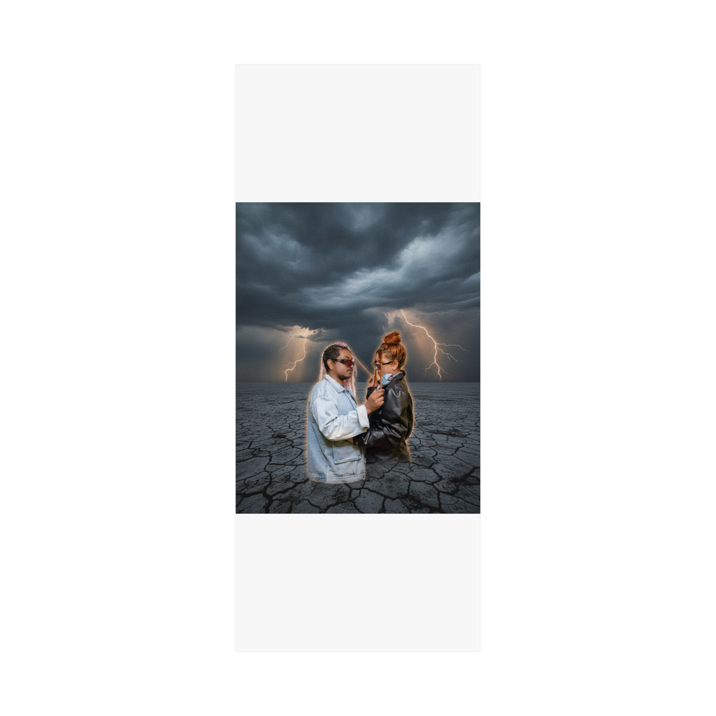 Dramatic Storm — Person — Matte Poster