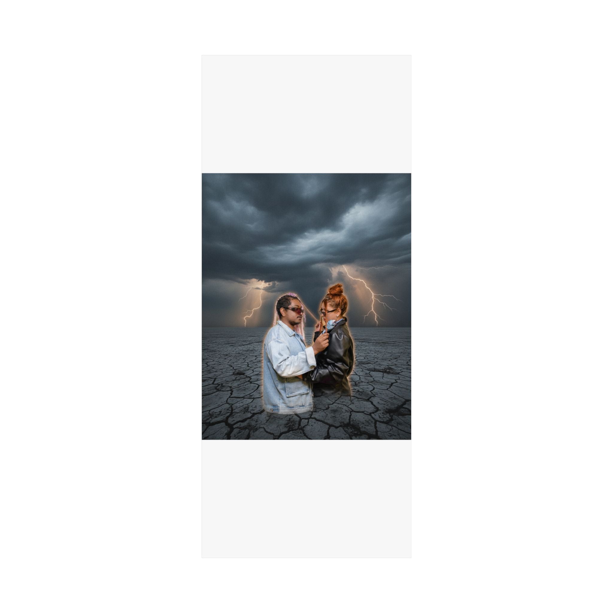 Dramatic Storm — Person — Matte Poster