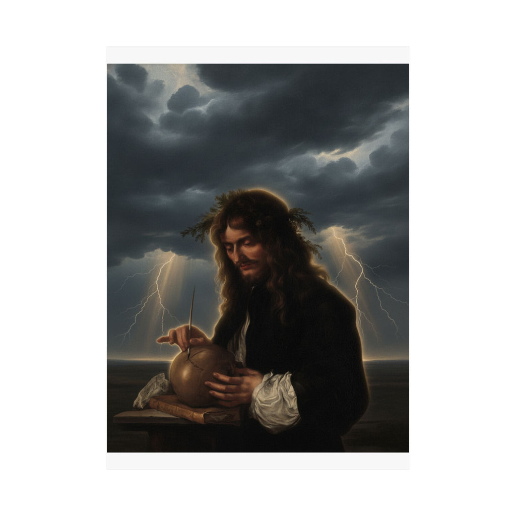Dramatic Storm — Person — Matte Poster