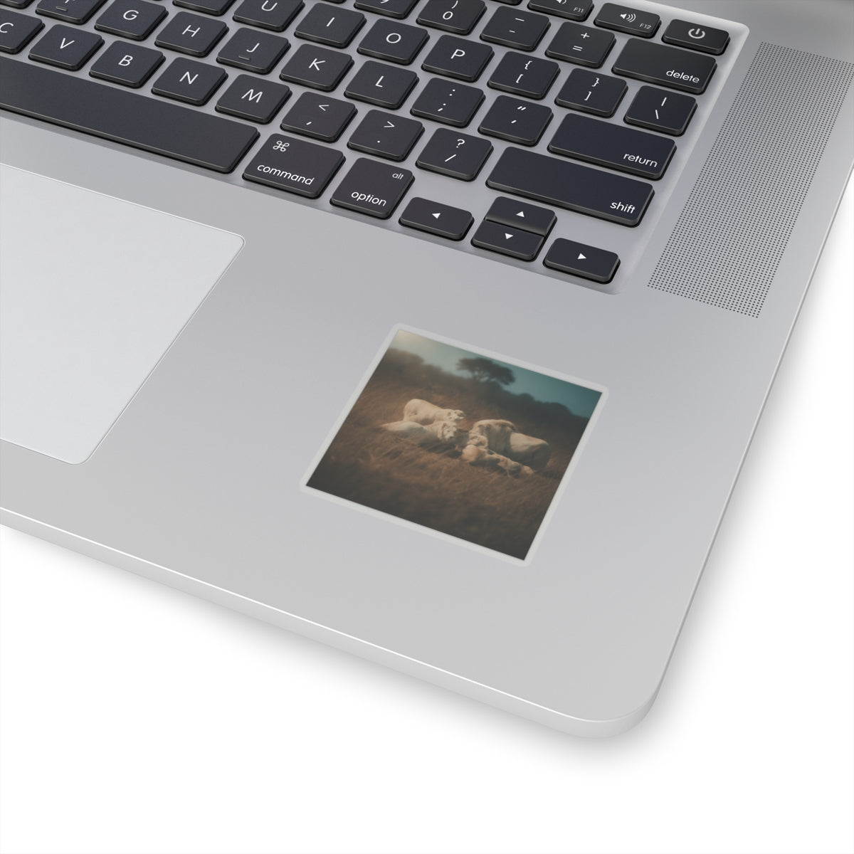 Cinematic — Lion — Kiss-Cut Sticker