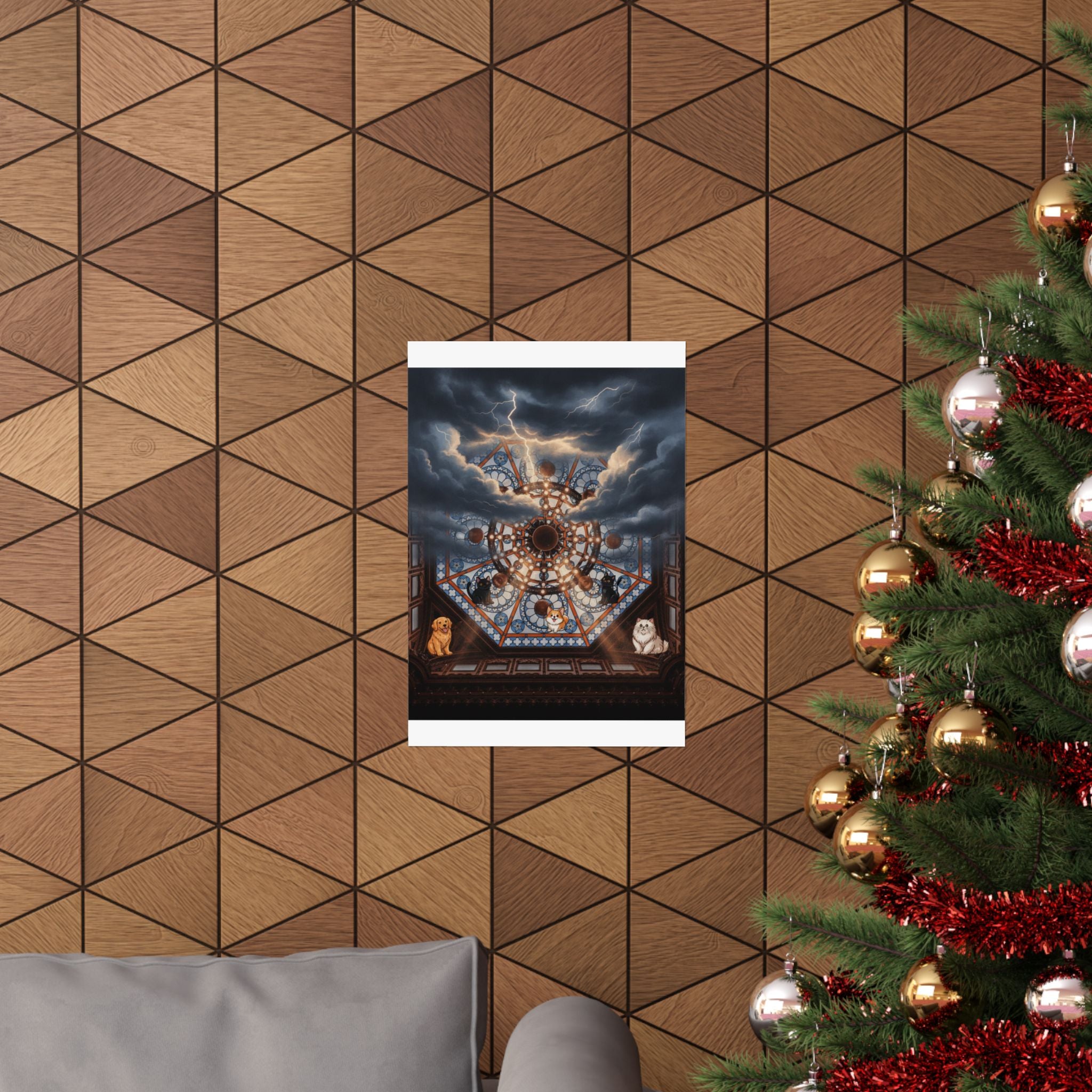 Dramatic Storm — Ceiling — Matte Poster