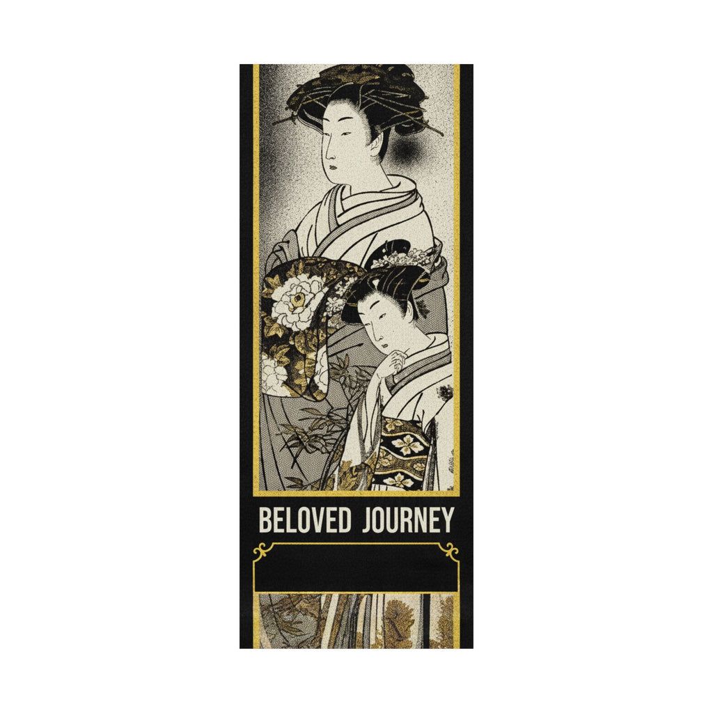 Streetwear Collage — Oiran And Attendant Out For A Stroll — Matte Poster