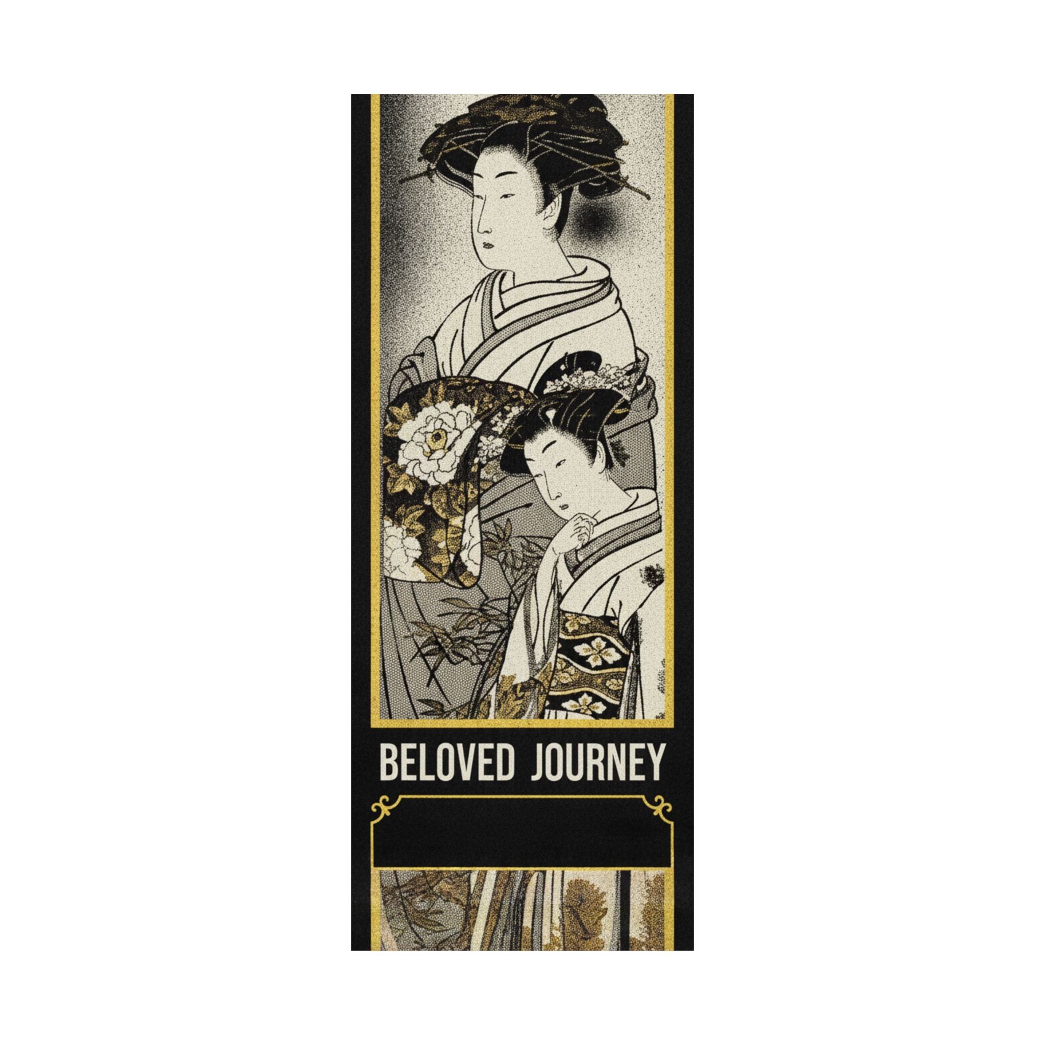 Streetwear Collage — Oiran And Attendant Out For A Stroll — Matte Poster