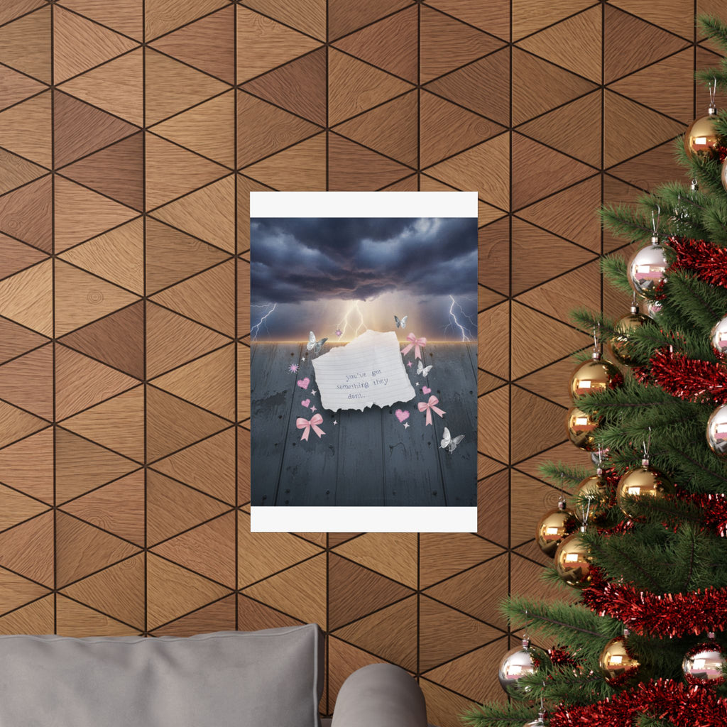 Dramatic Storm — Note — Matte Poster