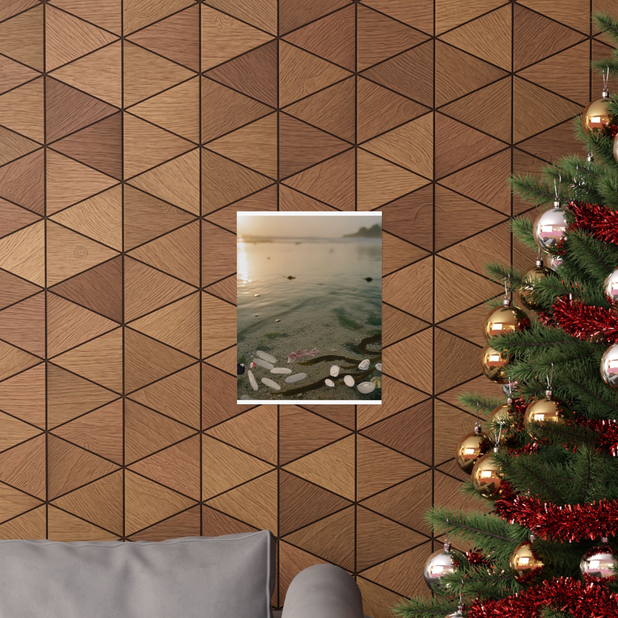 Scenic Nature — Shells Under Water — Matte Poster
