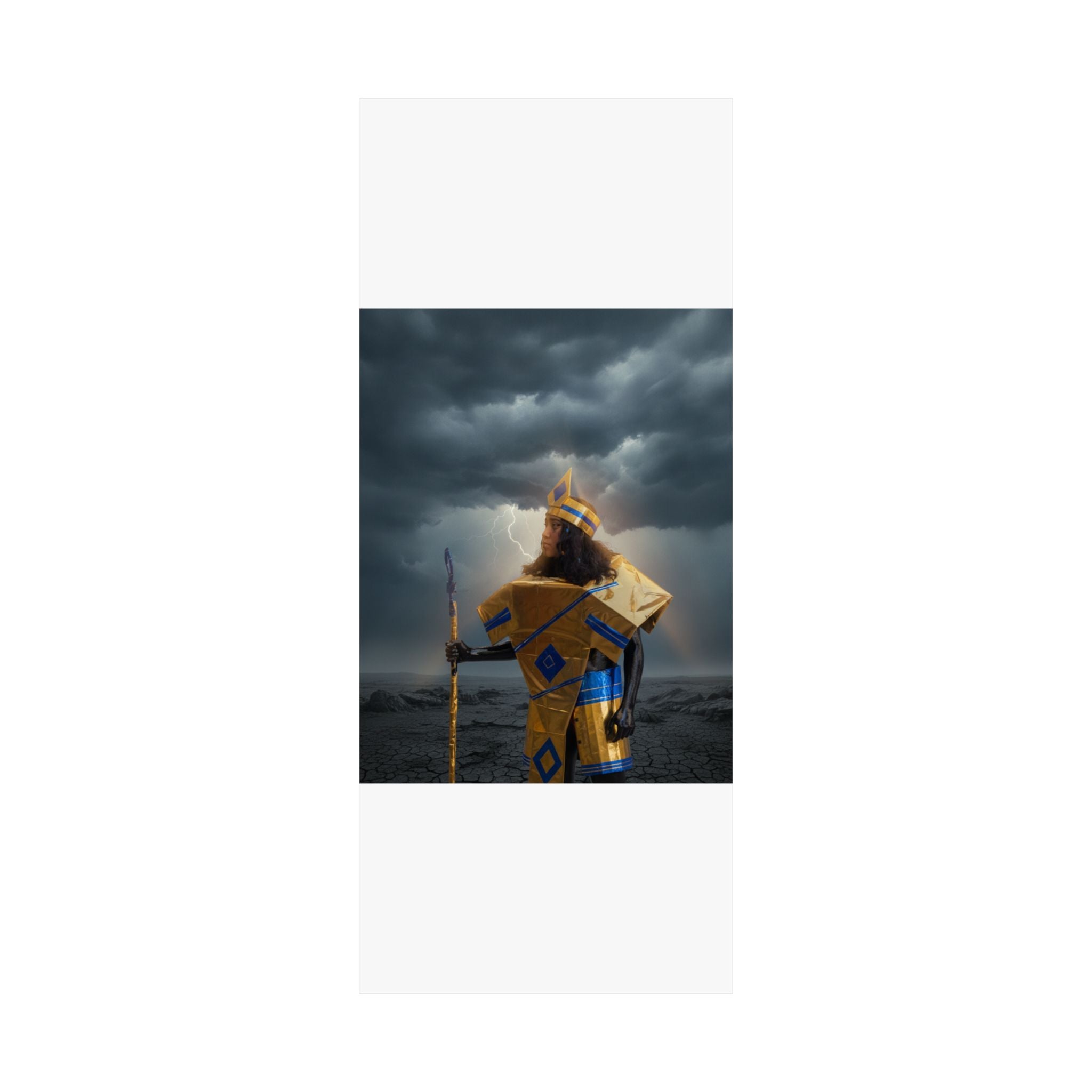Dramatic Storm — Person — Matte Poster