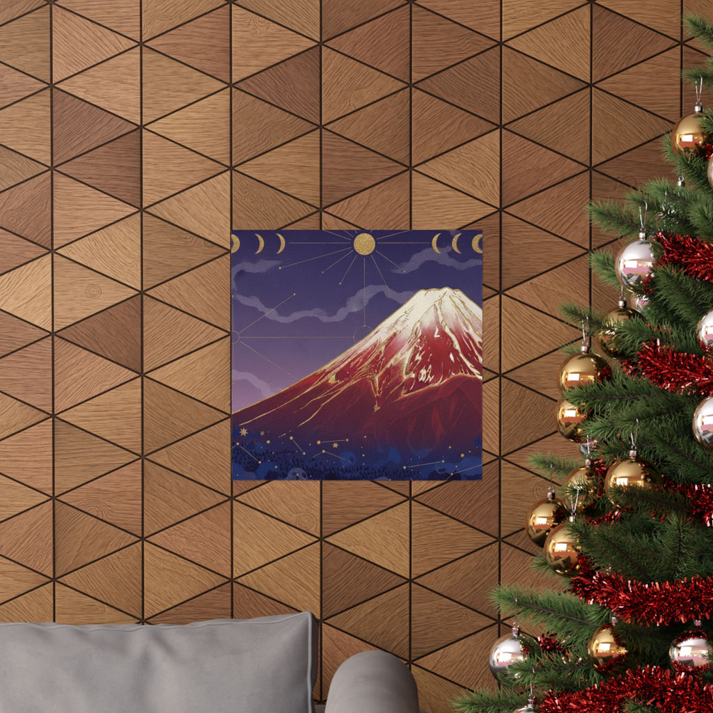 Celestial — South Wind, Clear Sky (Gaifū Kaisei), Also Known As Red Fuji, From The Series Th — Matte Poster