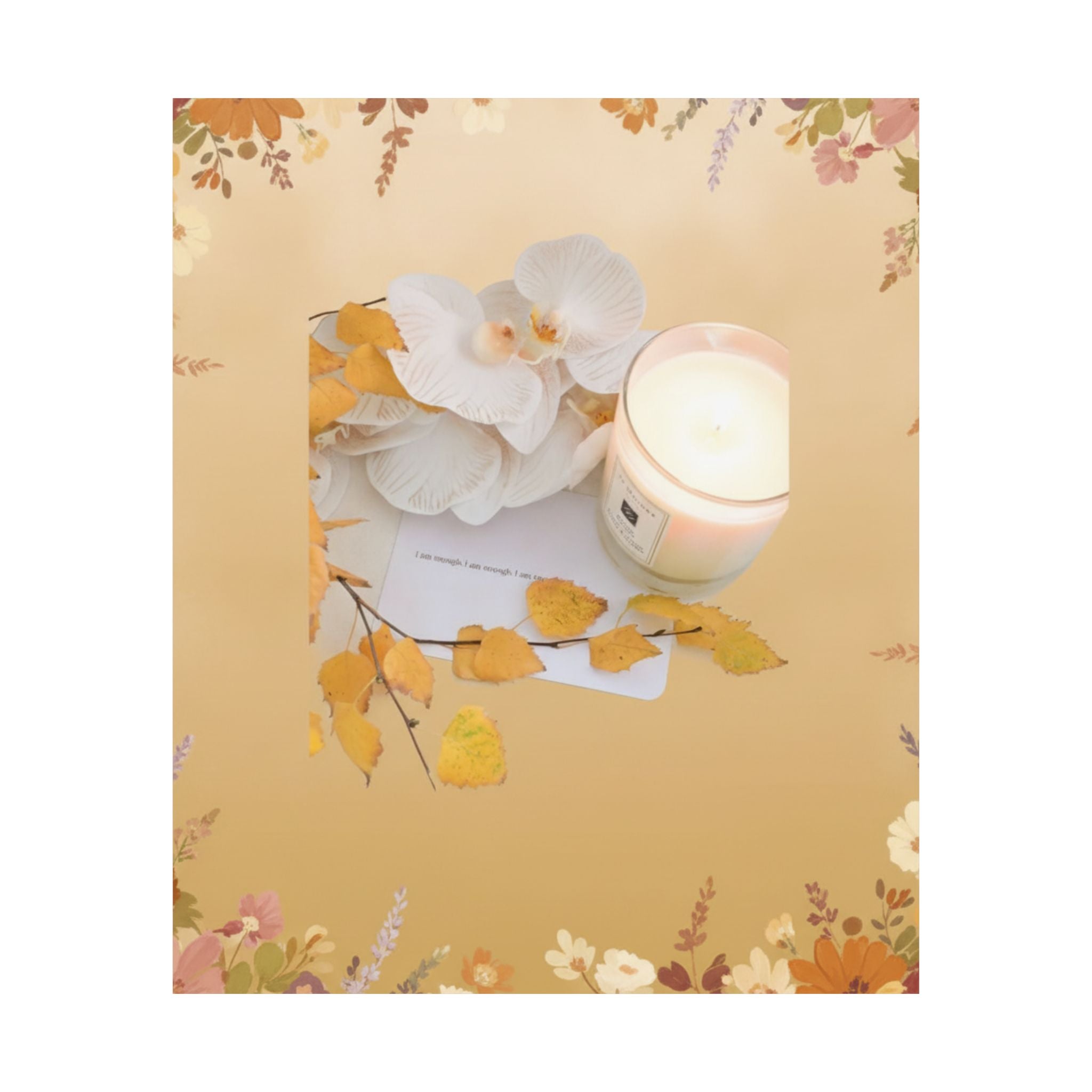 Affirmation — Candle — Matte Poster