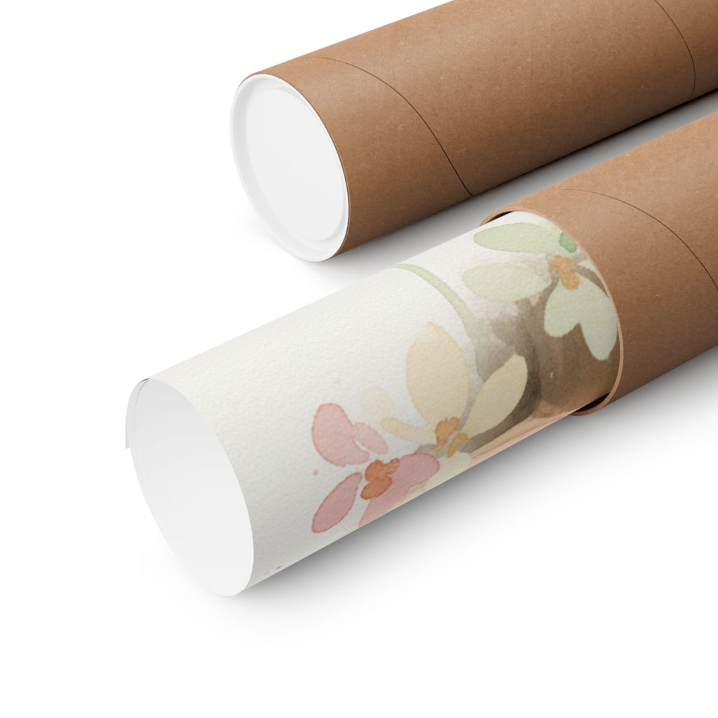 Watercolor — Candle — Matte Poster