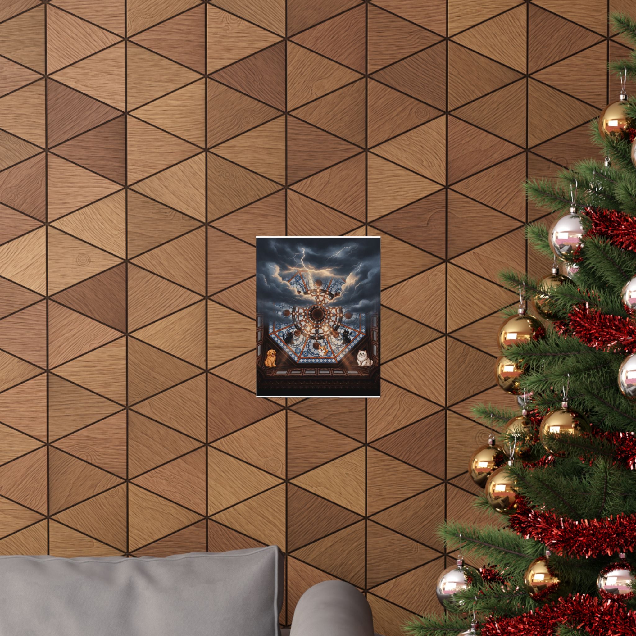 Dramatic Storm — Ceiling — Matte Poster