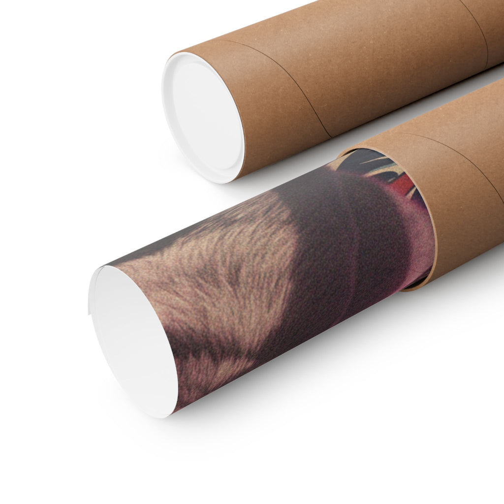 Japanese Street — Dog — Matte Poster