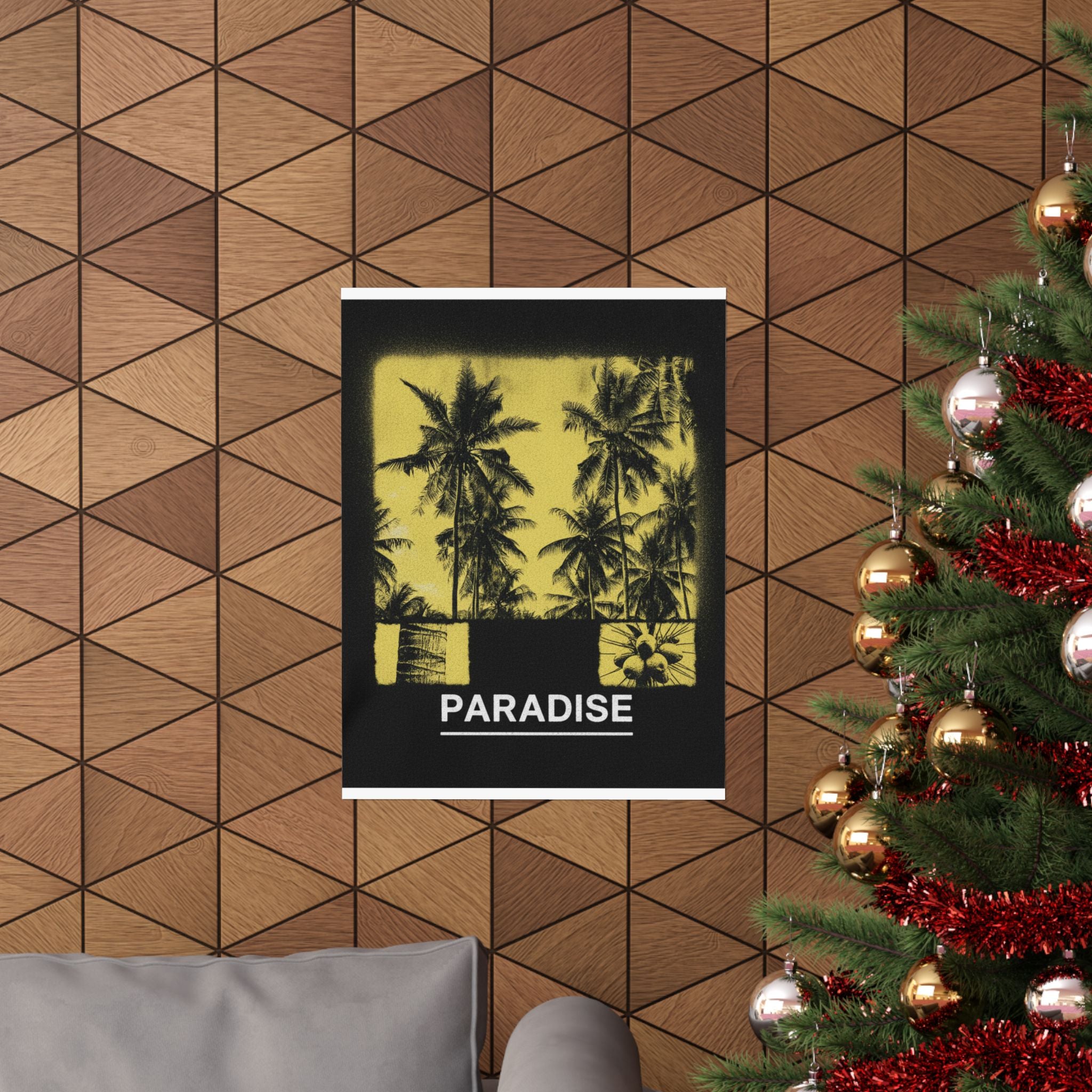 Streetwear Collage — Palms — Matte Poster